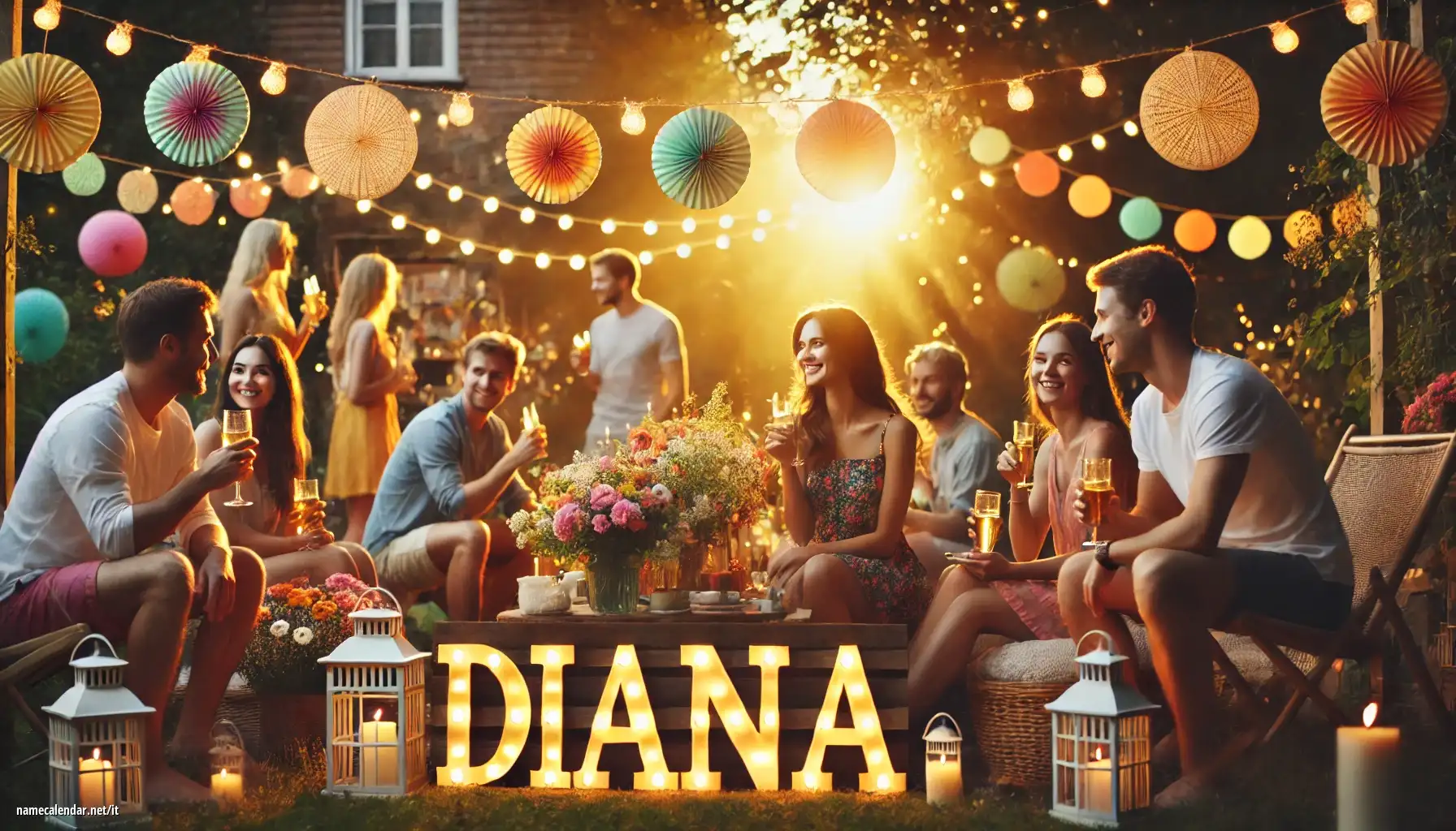 Celebrazione dell'onomastico e del nome - Diāna