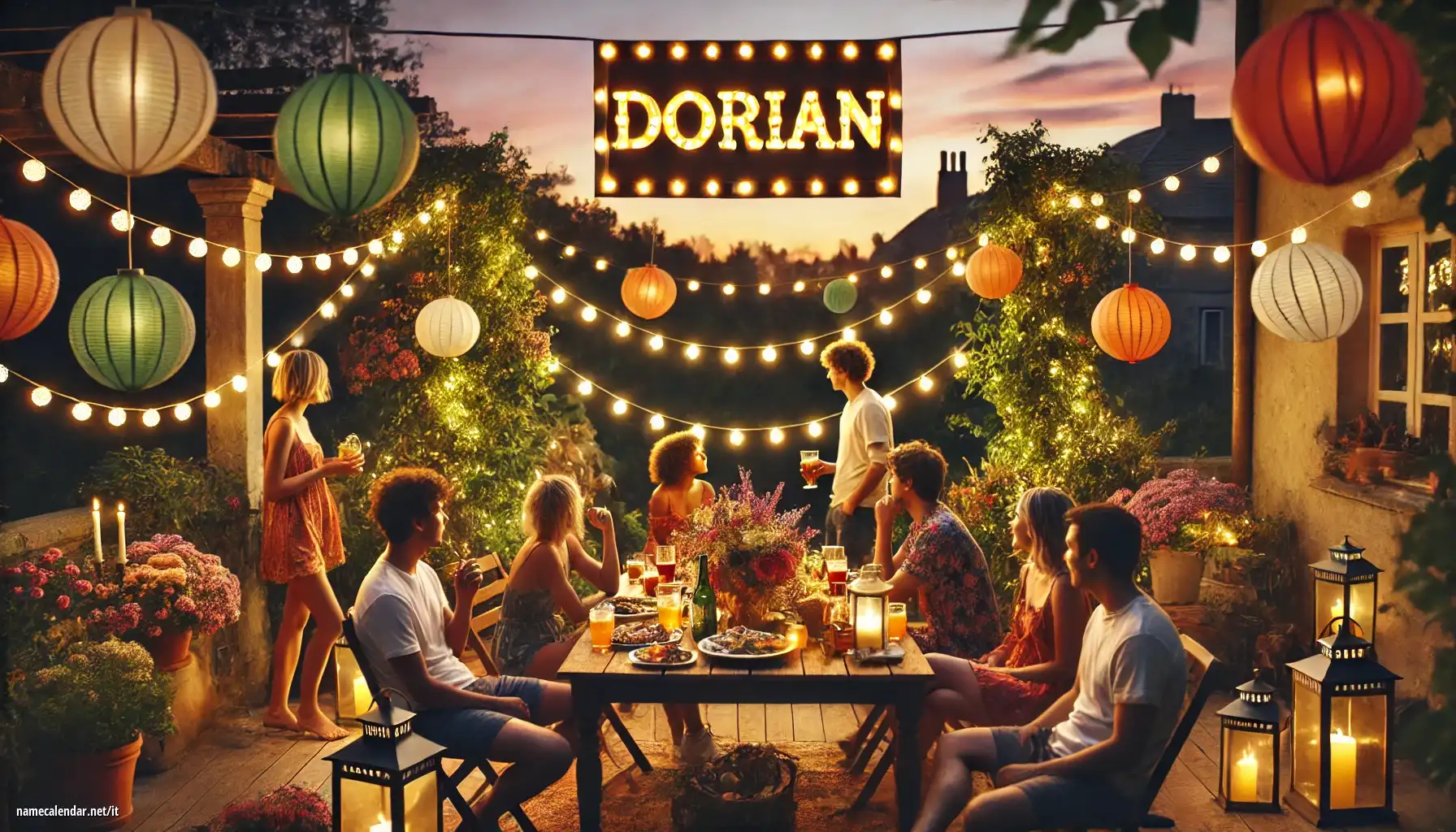 Celebrazione dell'onomastico e del nome - Dorian