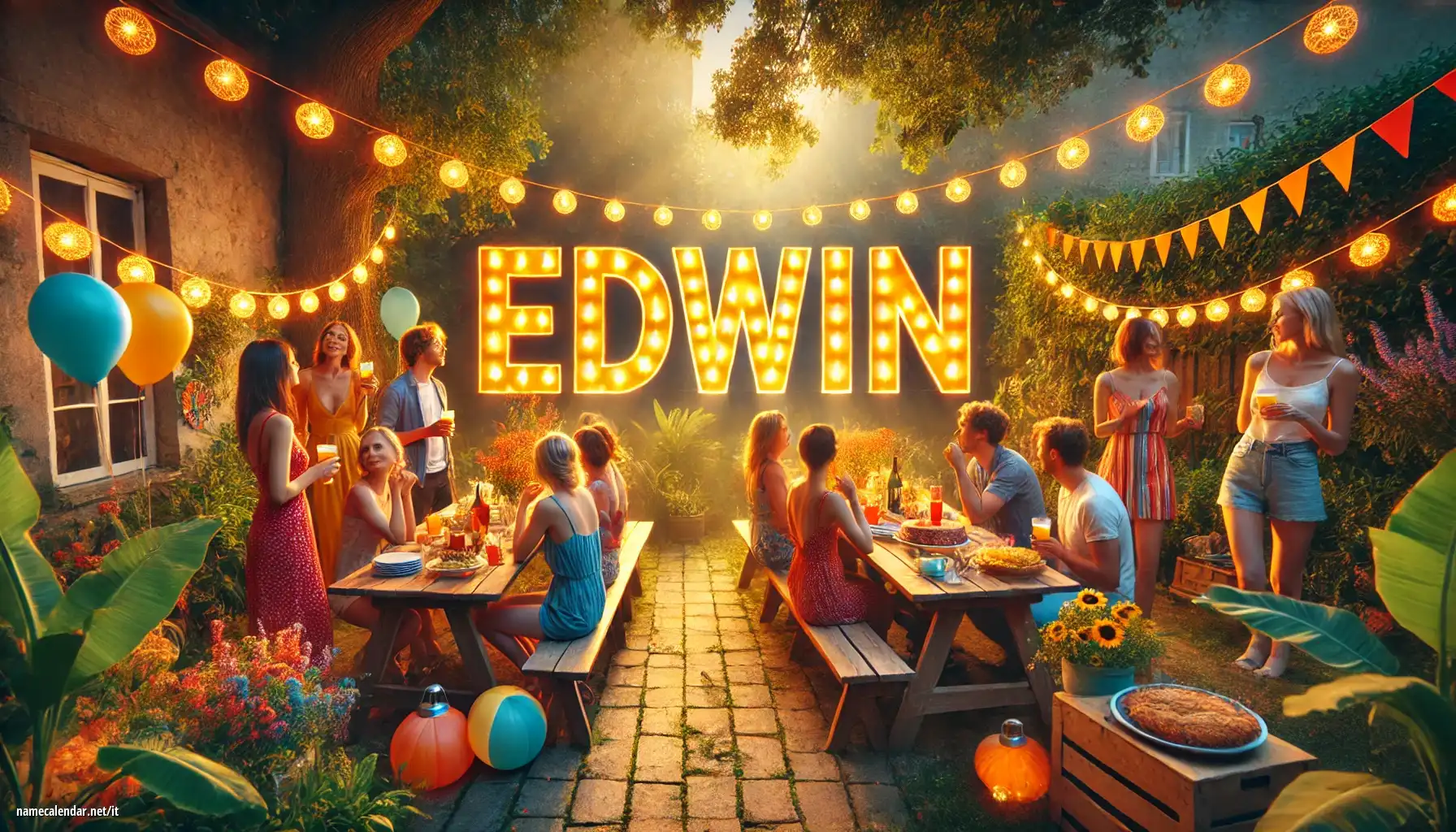 Celebrazione dell'onomastico e del nome - Edwin