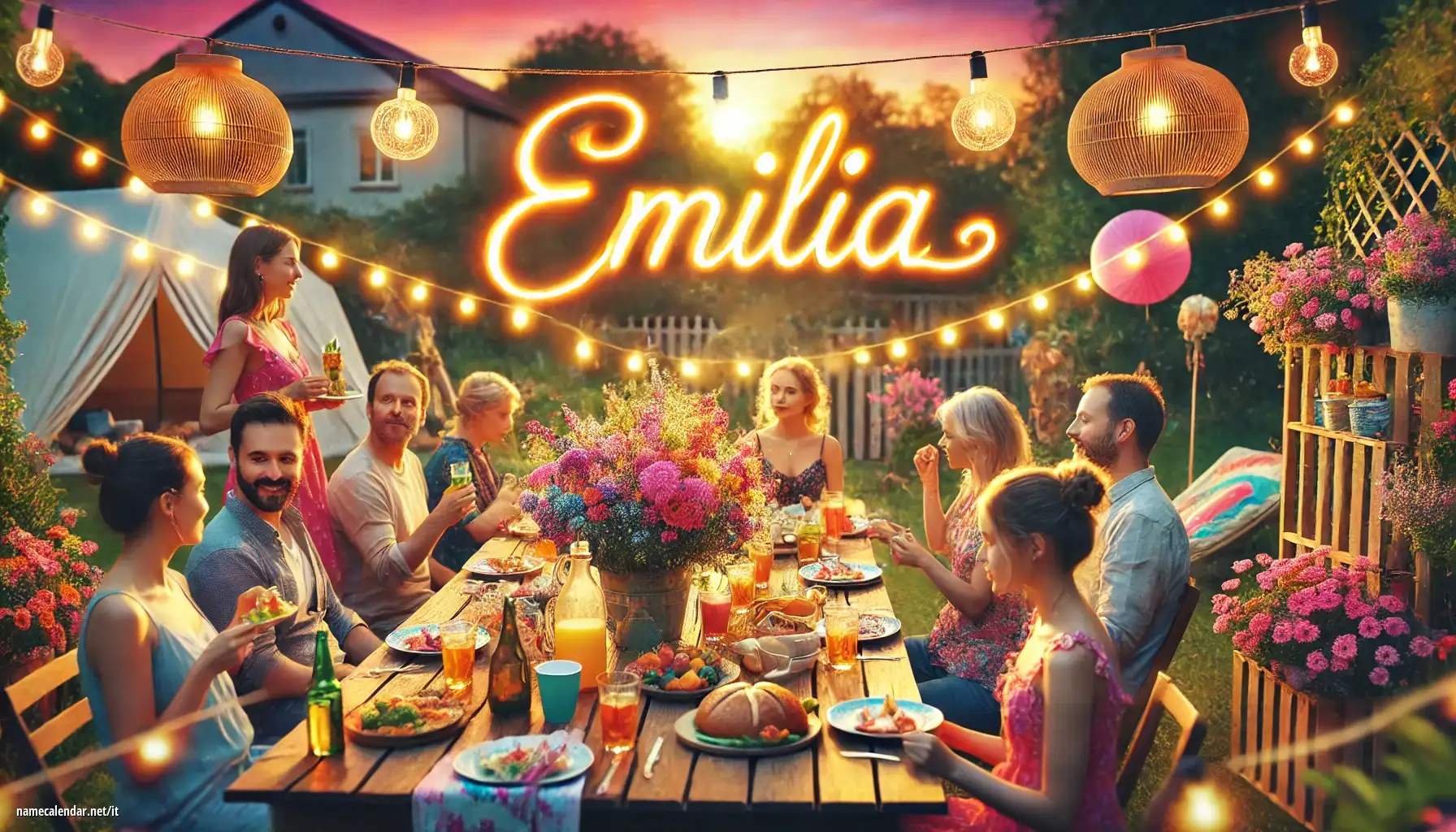 Celebrazione dell'onomastico e del nome - Emília