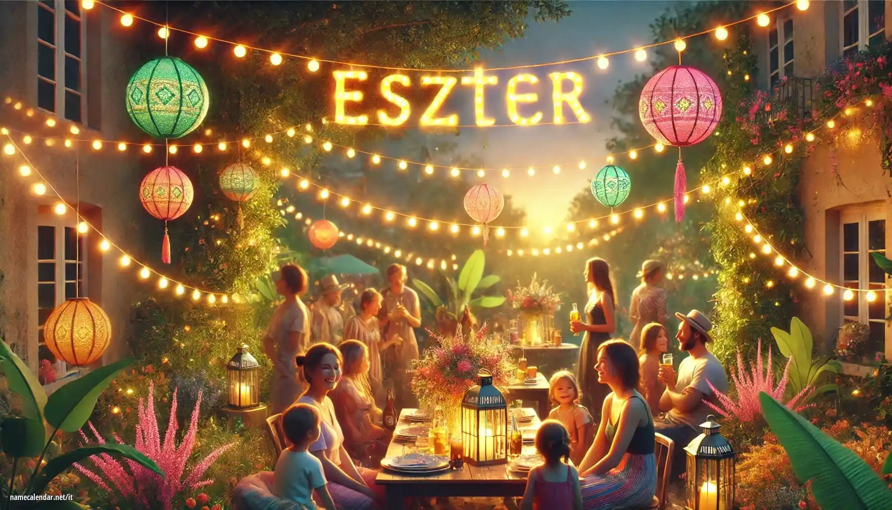 Celebrazione dell'onomastico e del nome - Eszter