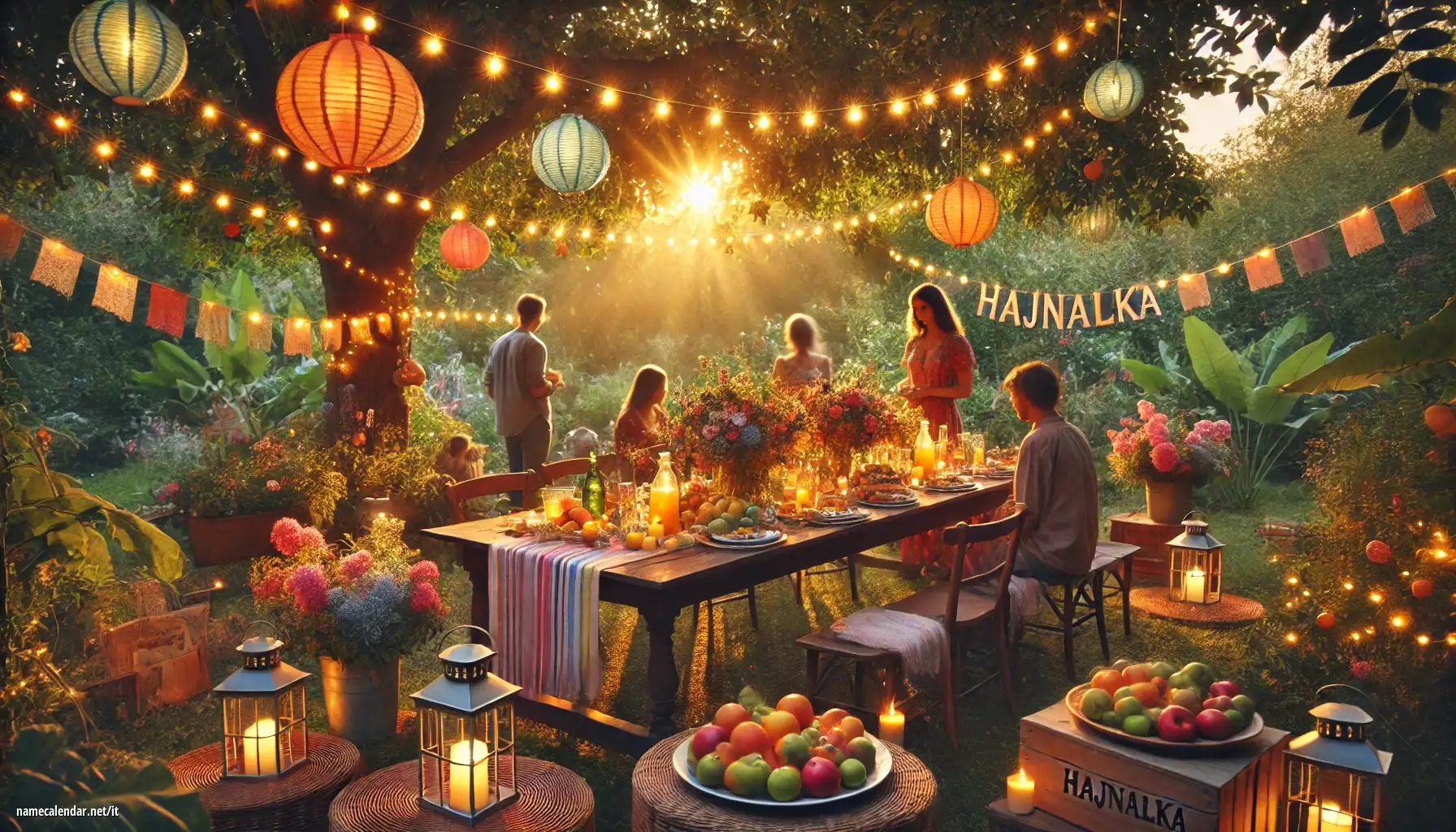 Celebrazione dell'onomastico e del nome - Hajnalka