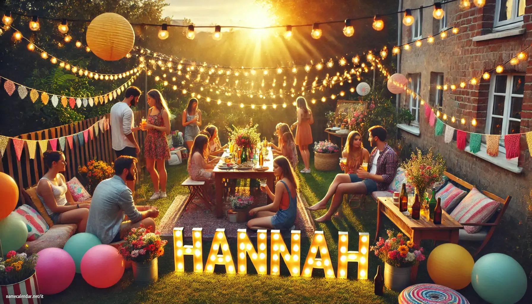 Celebrazione dell'onomastico e del nome - Hannah