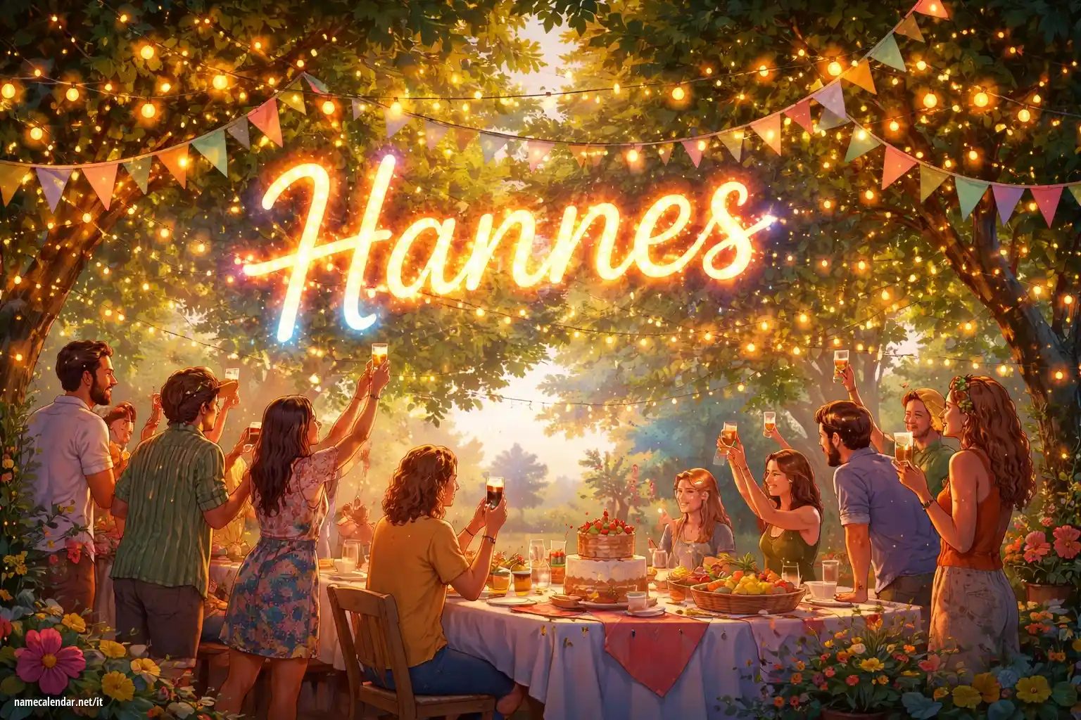 Celebrazione dell'onomastico e del nome - Hannes