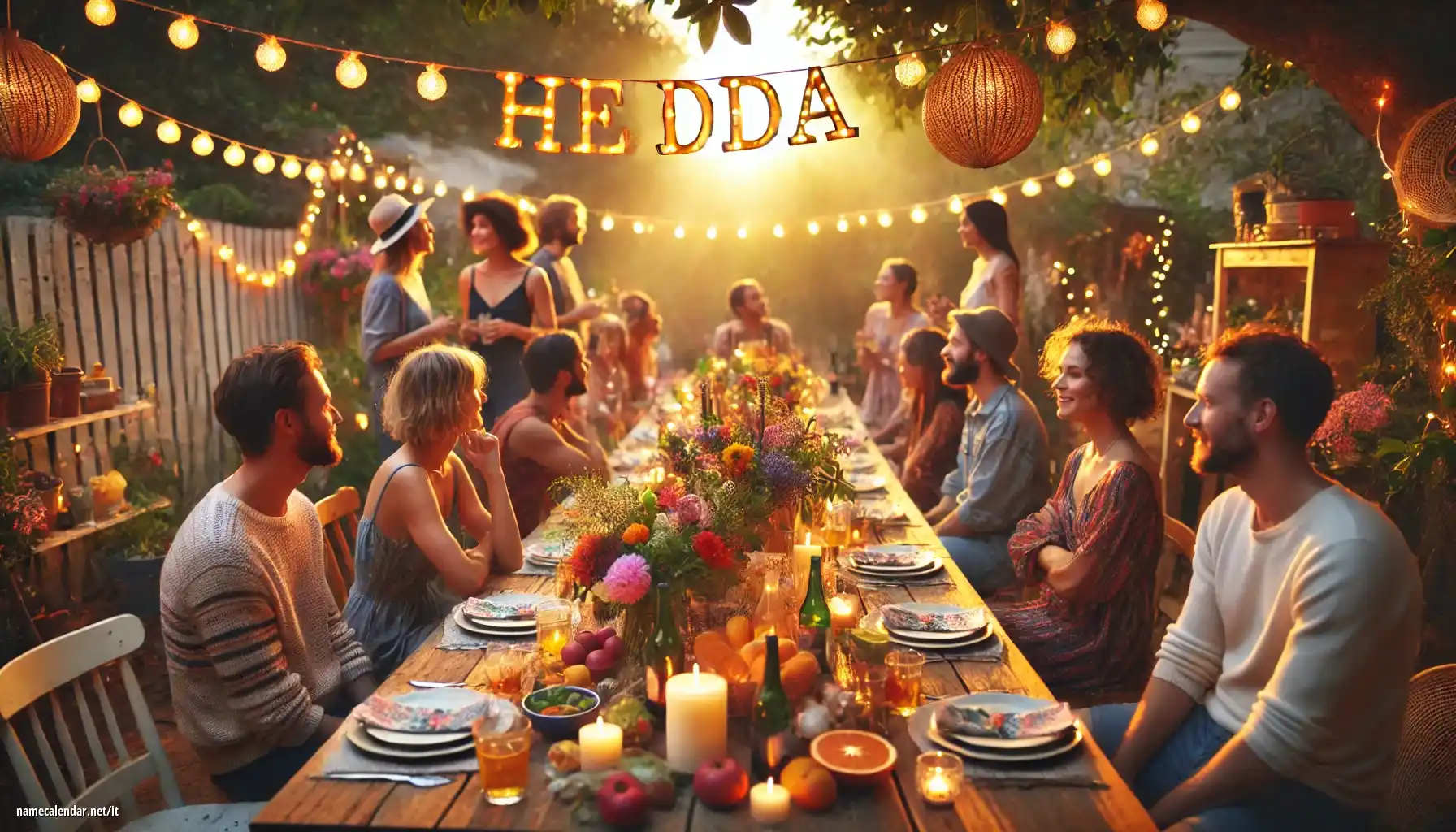 Celebrazione dell'onomastico e del nome - Hedda