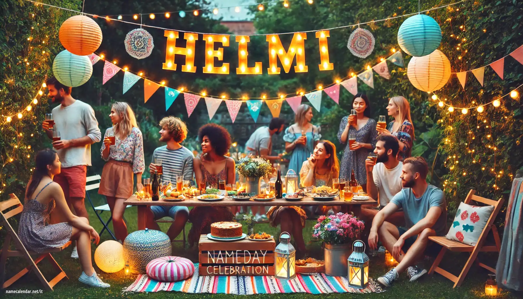 Celebrazione dell'onomastico e del nome - Helmi