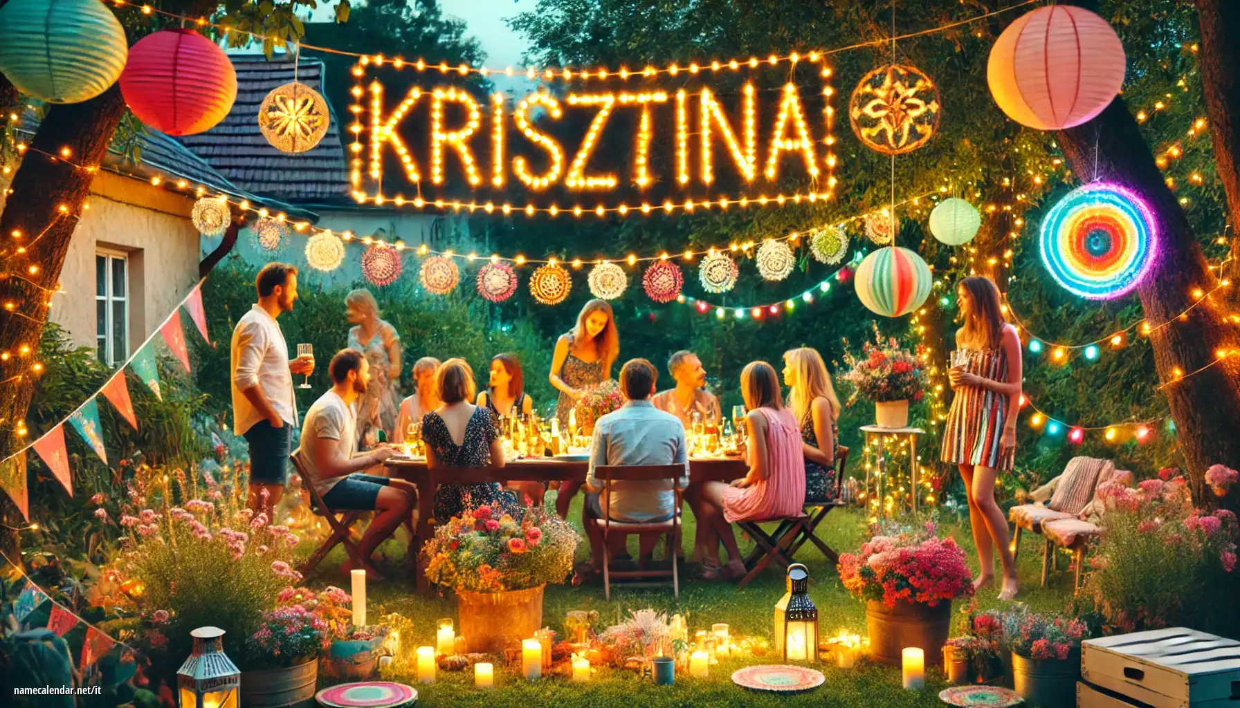 Celebrazione dell'onomastico e del nome - Krisztina