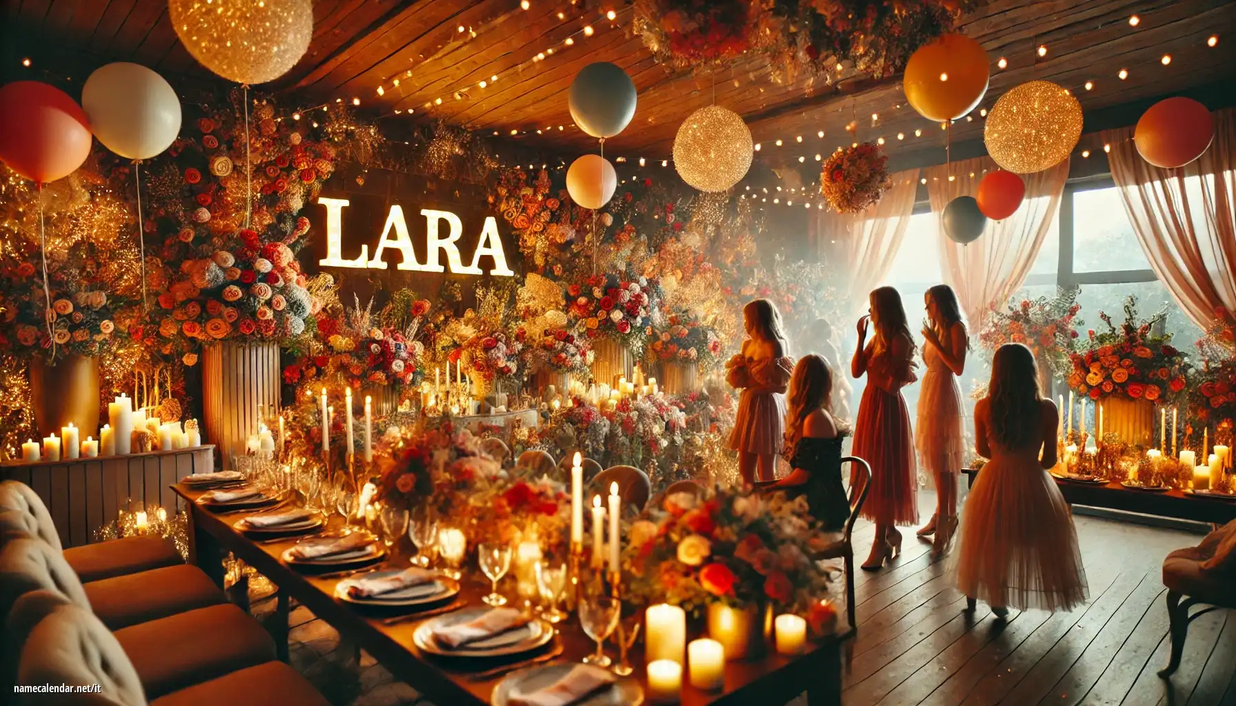 Celebrazione dell'onomastico e del nome - Lára