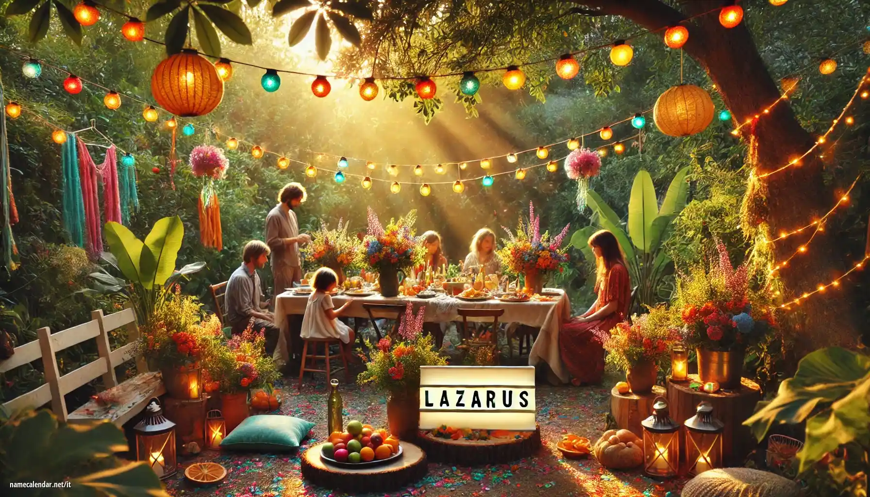 Celebrazione dell'onomastico e del nome - Lazarus