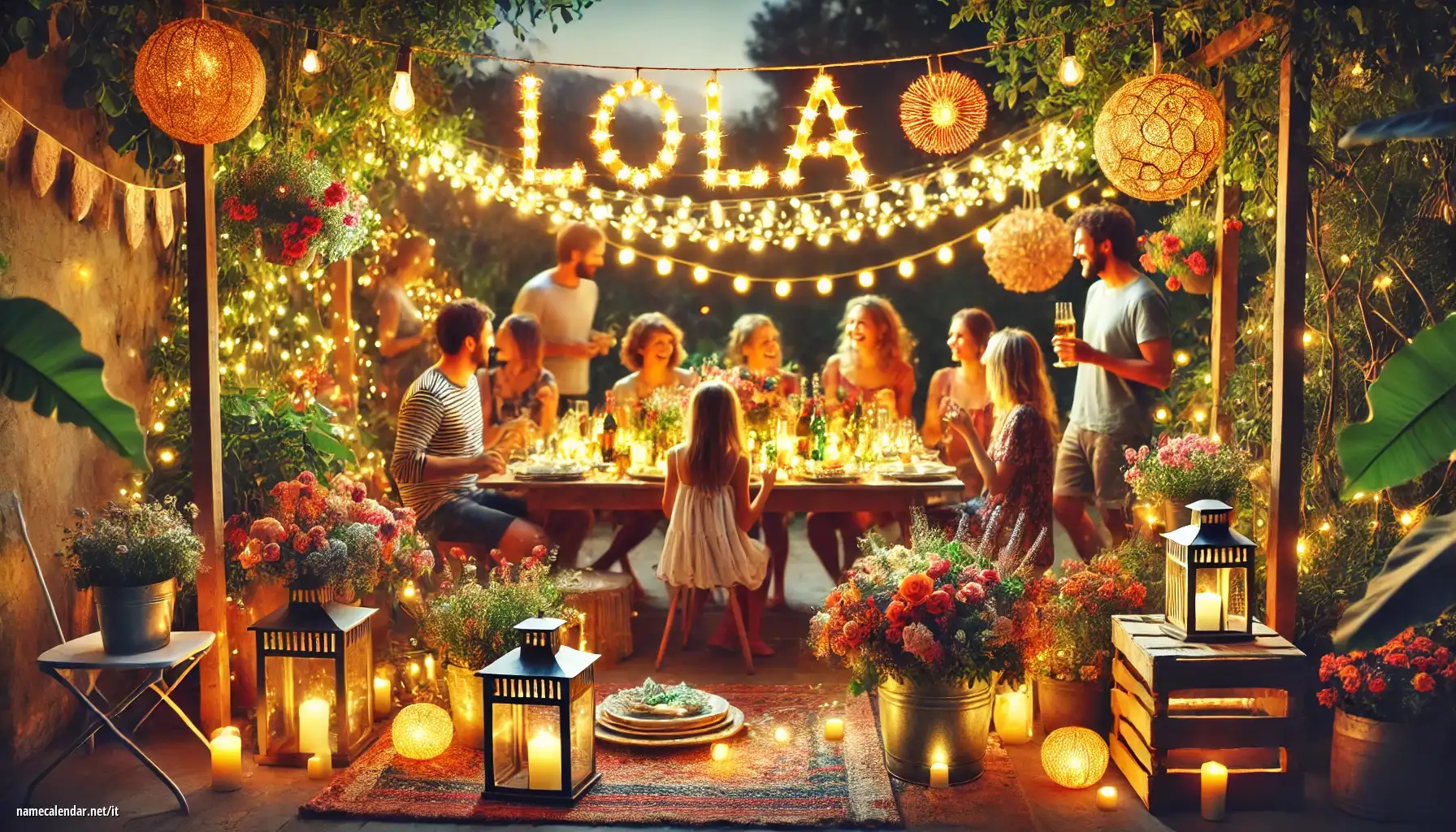 Celebrazione dell'onomastico e del nome - Lola