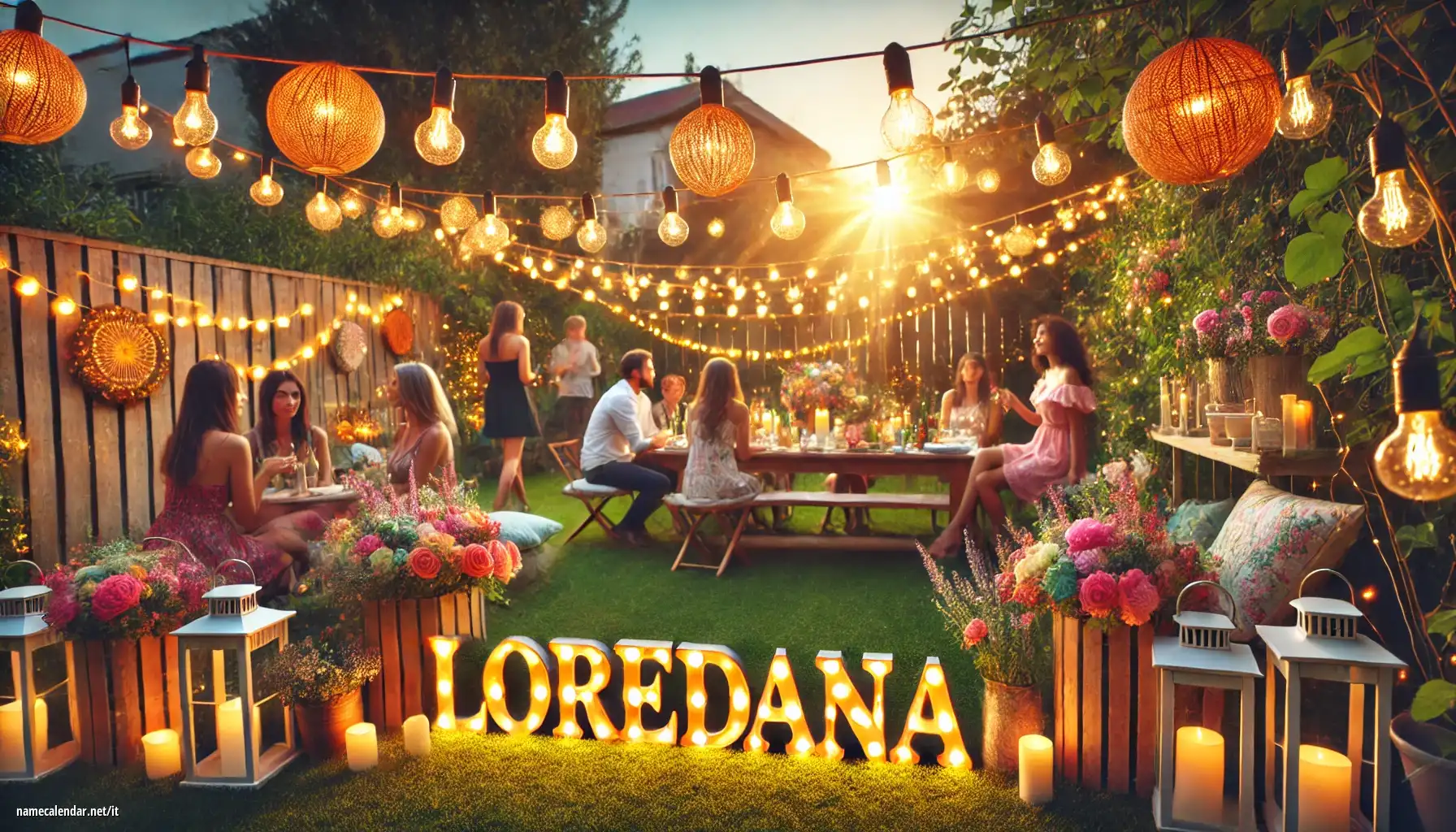 Celebrazione dell'onomastico e del nome - Loredana