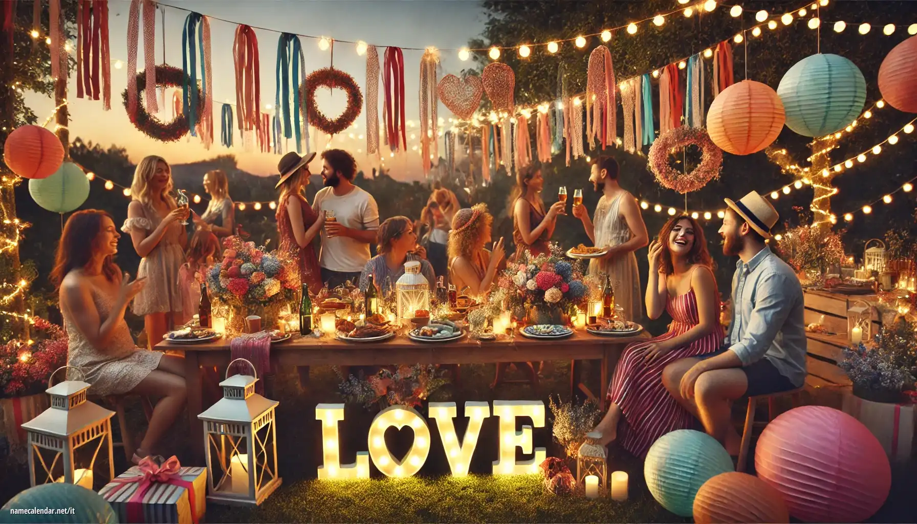 Celebrazione dell'onomastico e del nome - Love