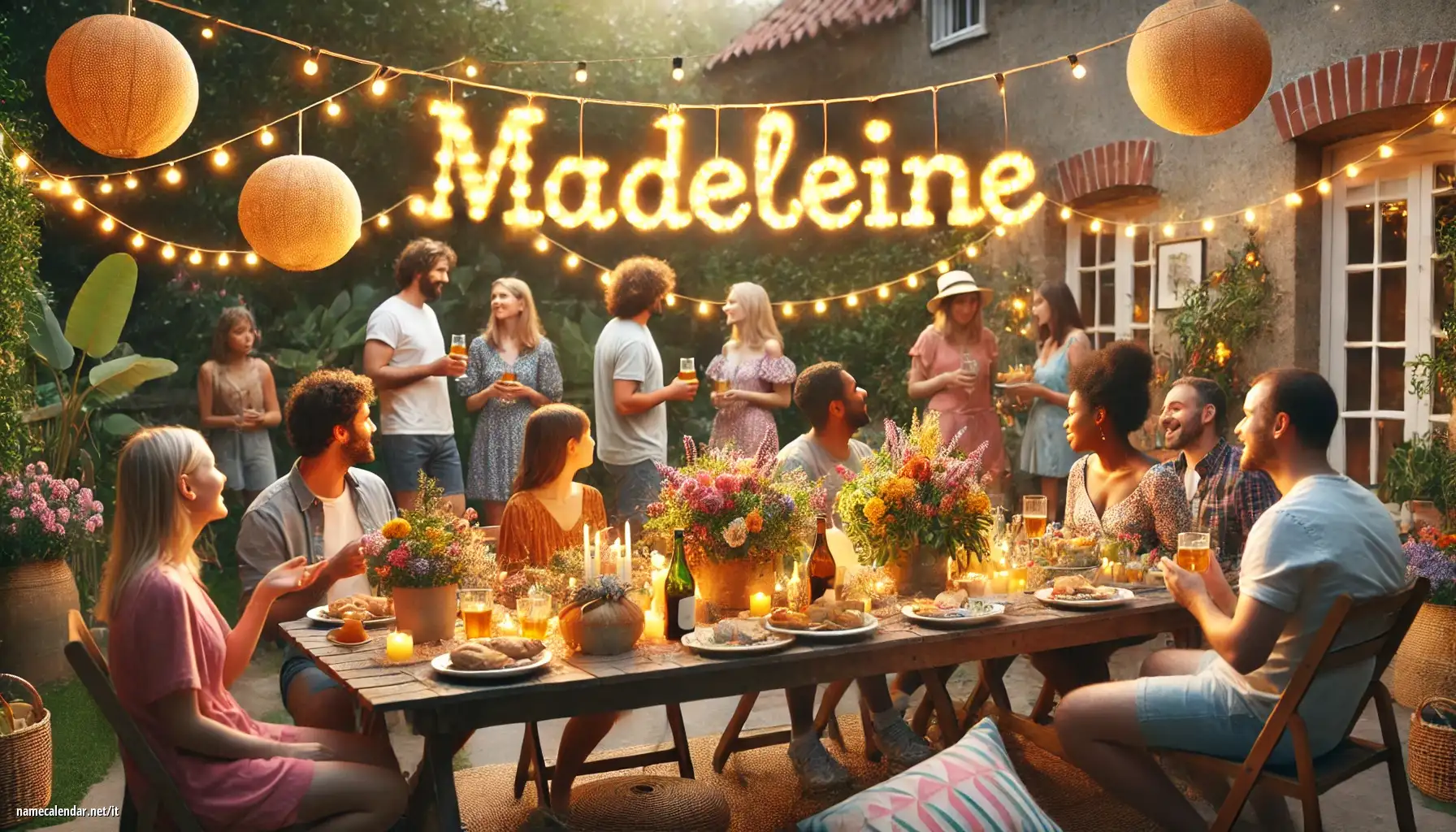 Celebrazione dell'onomastico e del nome - Madeleine