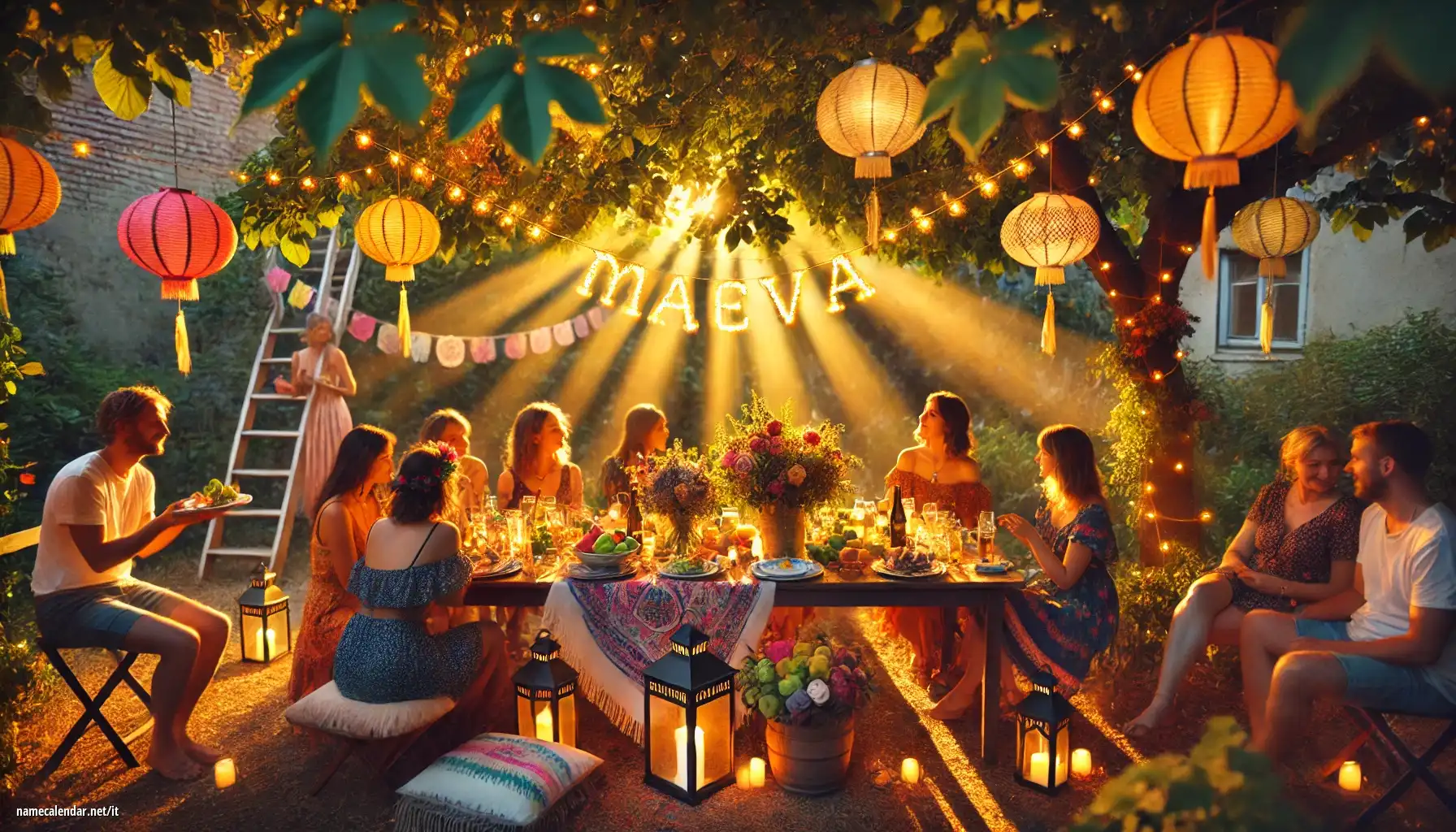 Celebrazione dell'onomastico e del nome - Maeva