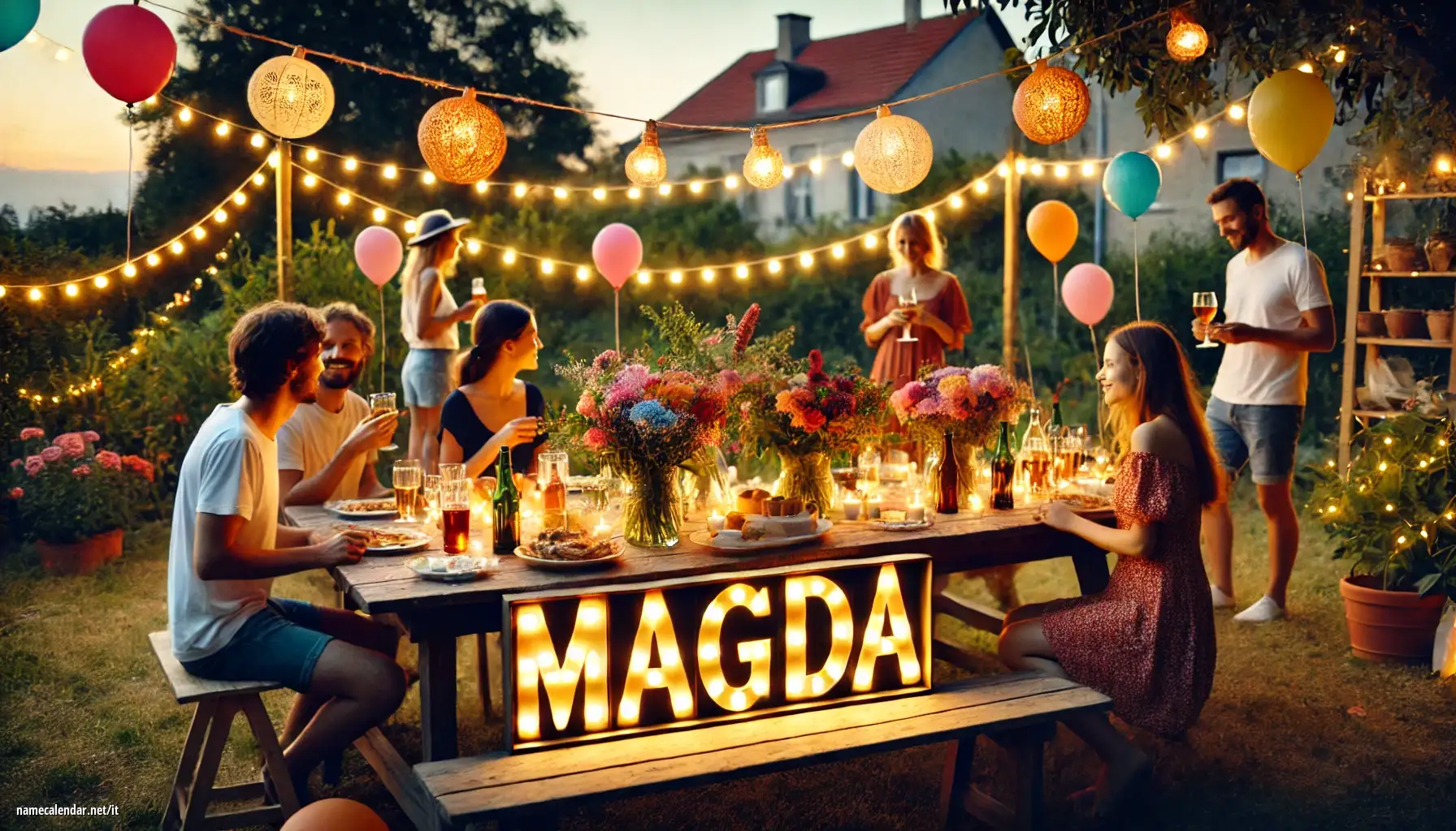 Celebrazione dell'onomastico e del nome - Magda