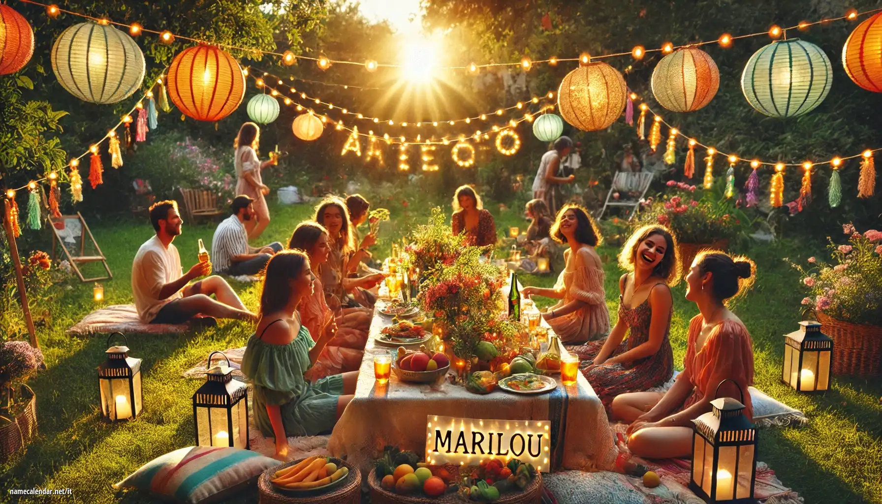 Celebrazione dell'onomastico e del nome - Marilou