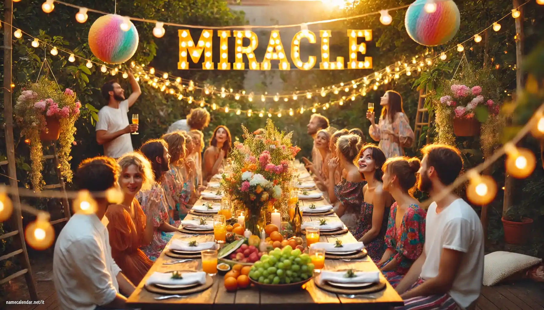 Celebrazione dell'onomastico e del nome - Miracle