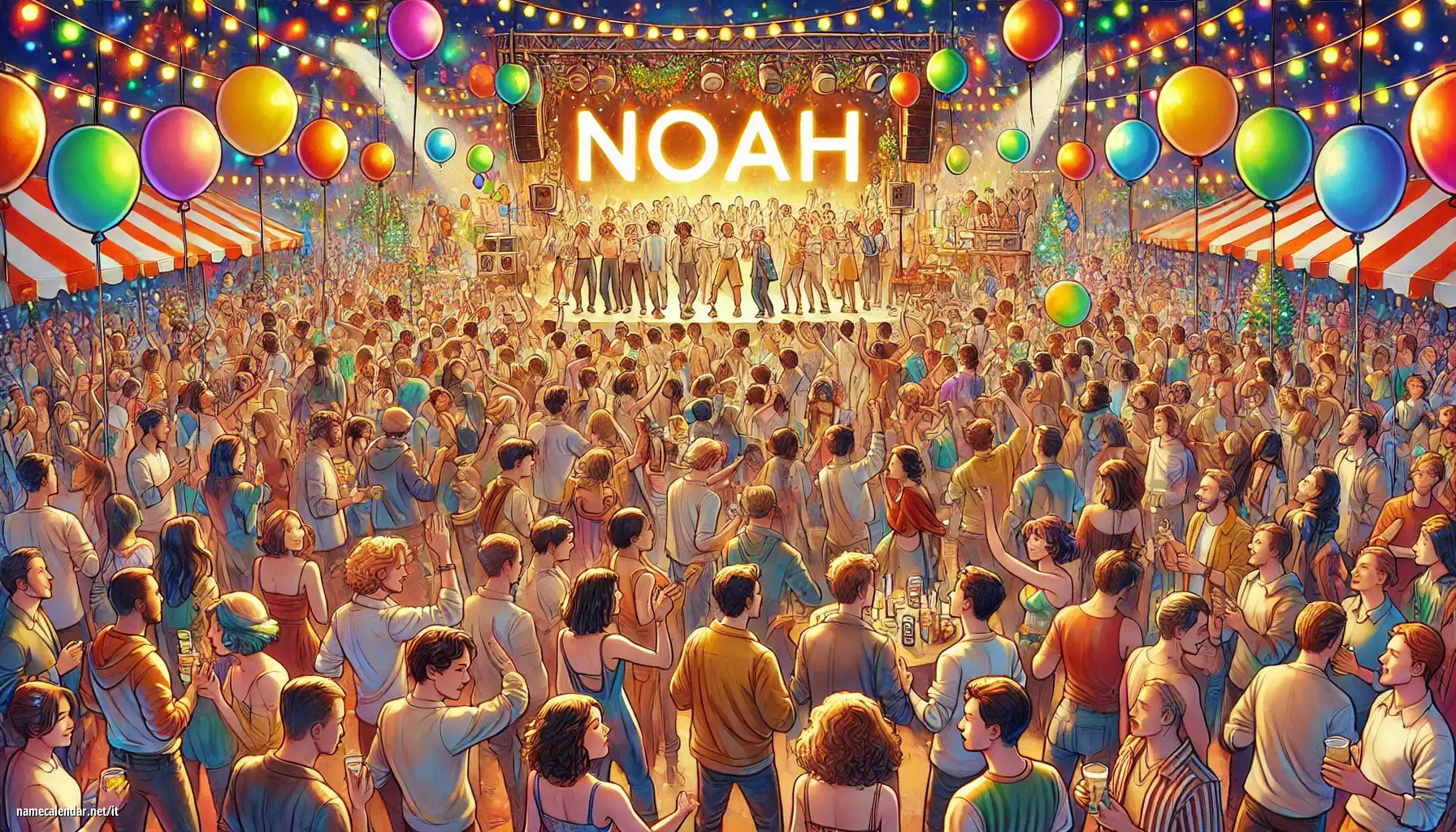 Celebrazione dell'onomastico e del nome - Noah