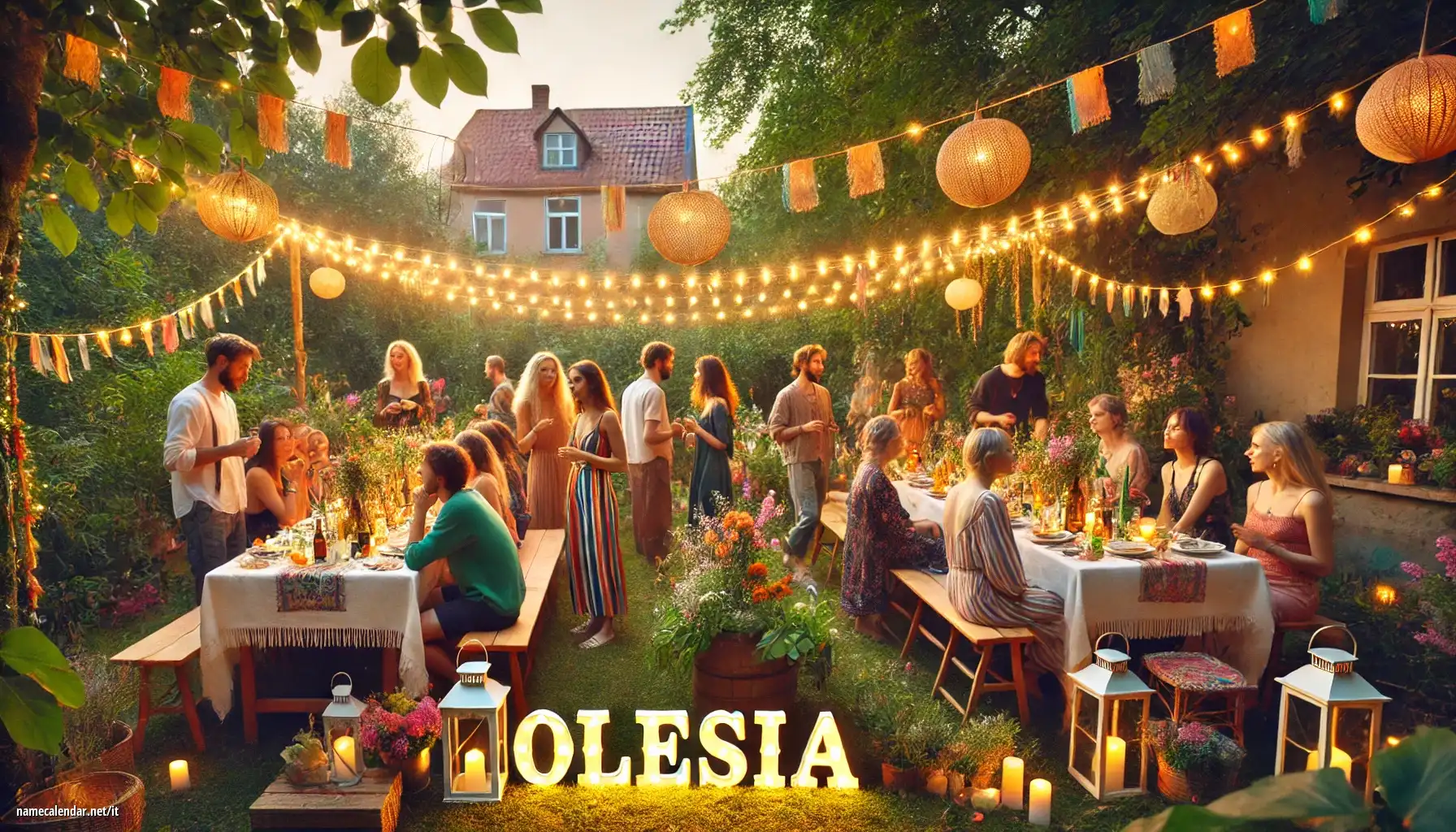 Celebrazione dell'onomastico e del nome - Olesia