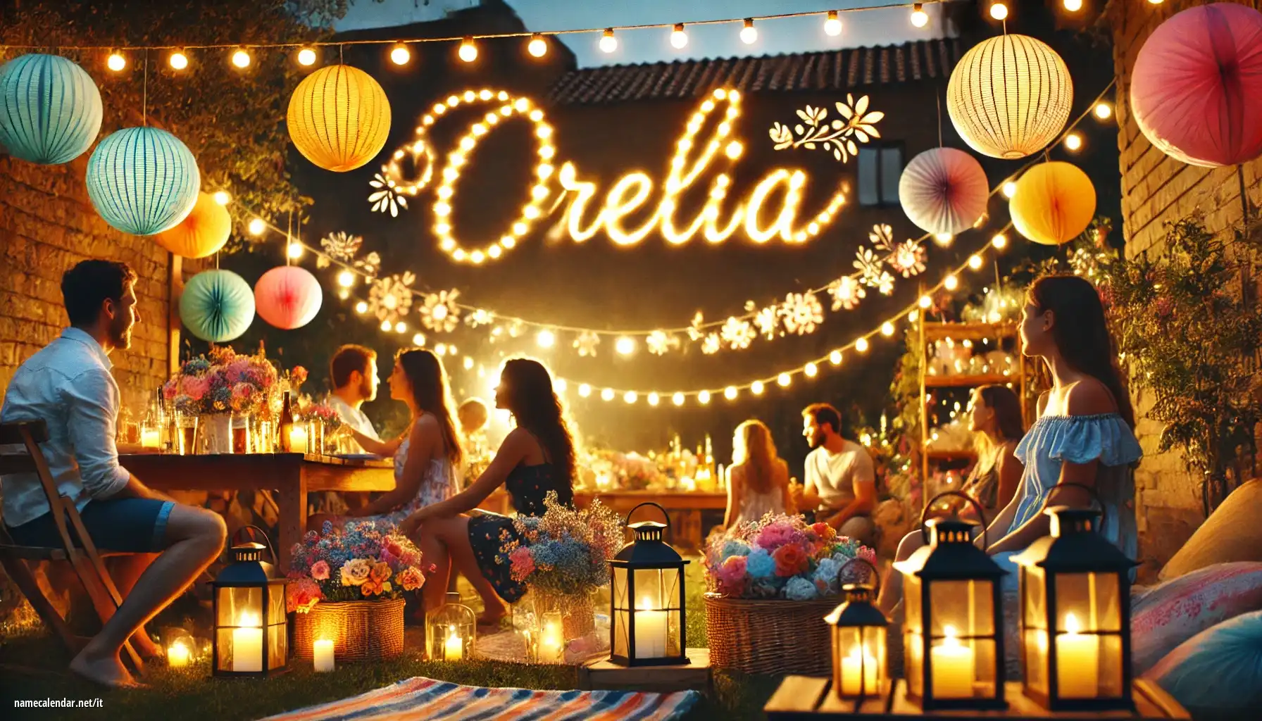 Celebrazione dell'onomastico e del nome - Orelia