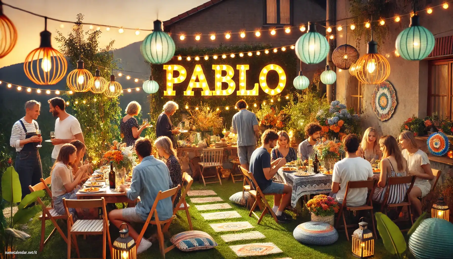 Celebrazione dell'onomastico e del nome - Pablo