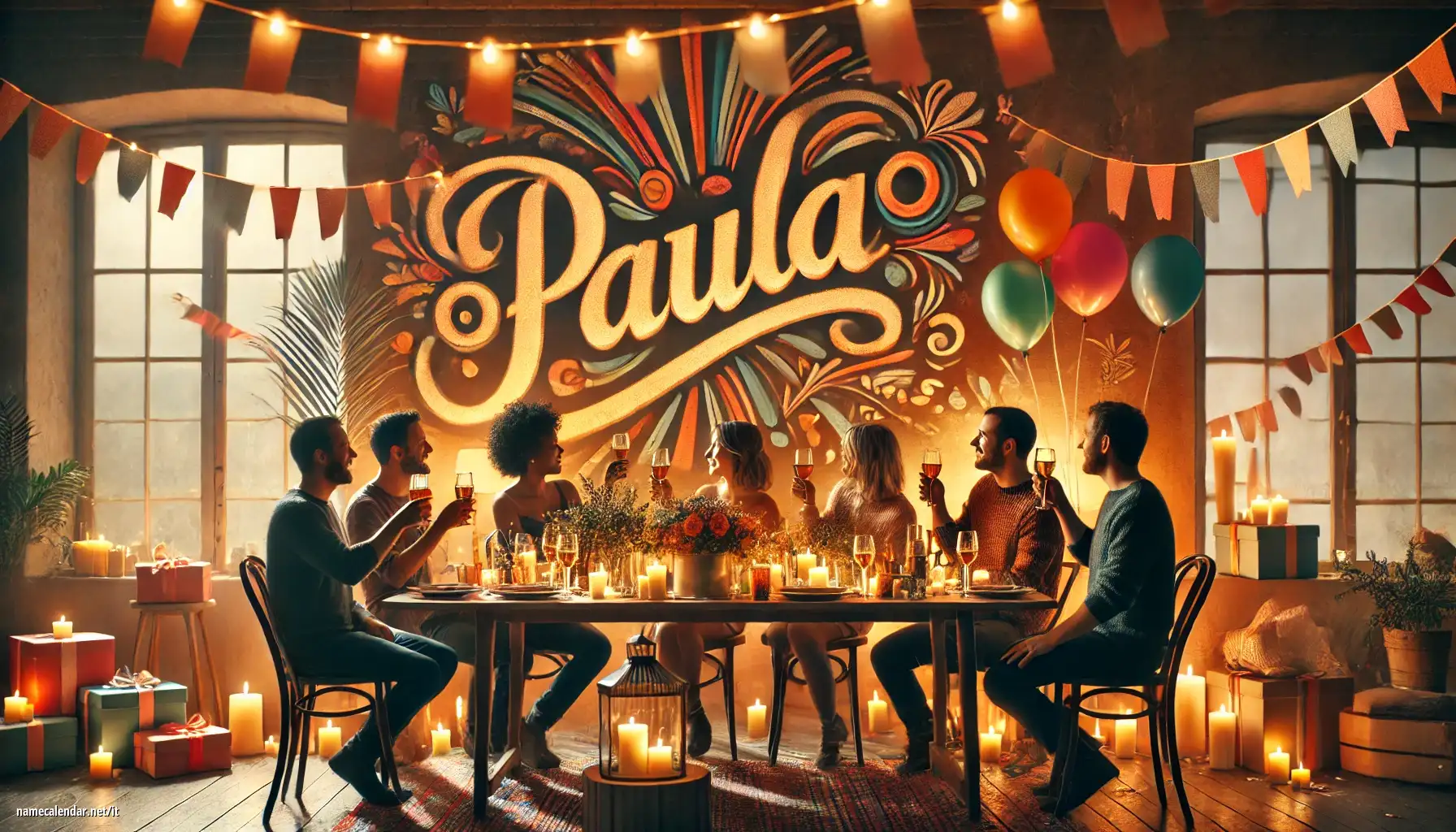 Celebrazione dell'onomastico e del nome - Paula