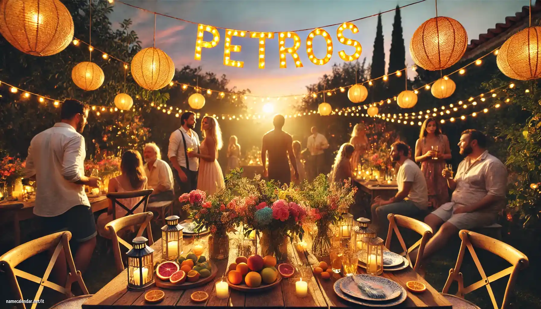 Celebrazione dell'onomastico e del nome - Petros