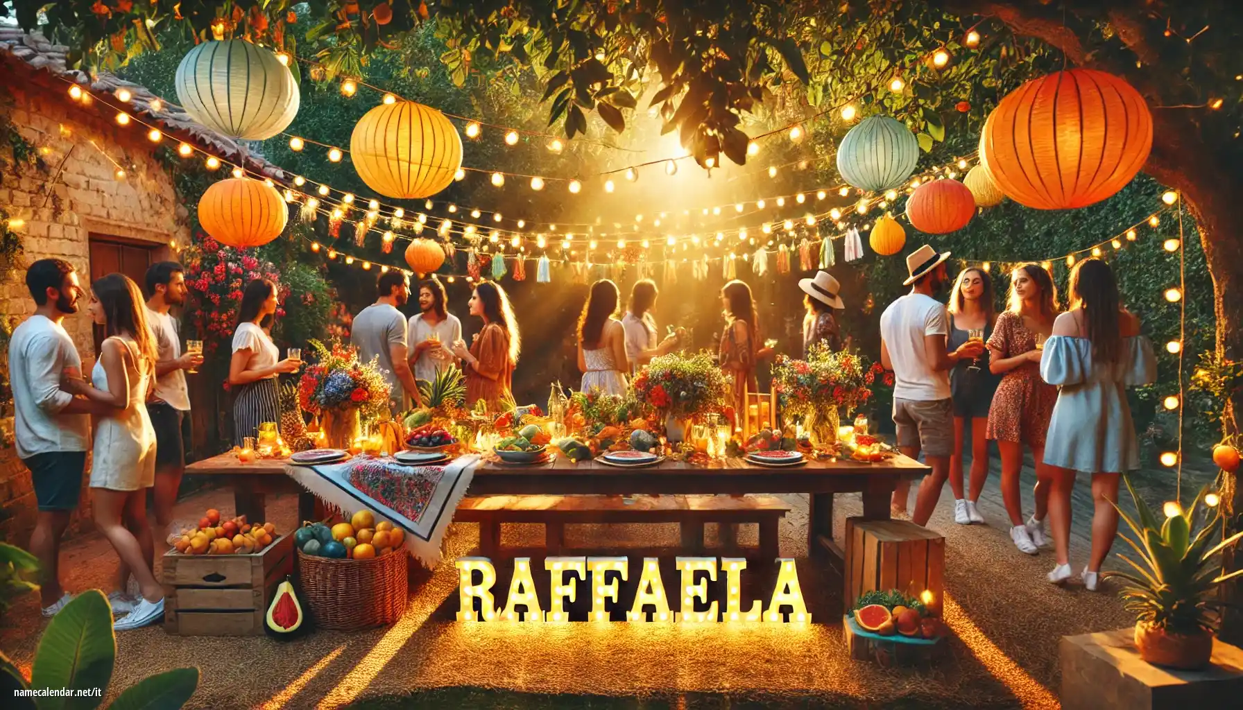 Celebrazione dell'onomastico e del nome - Raffaela