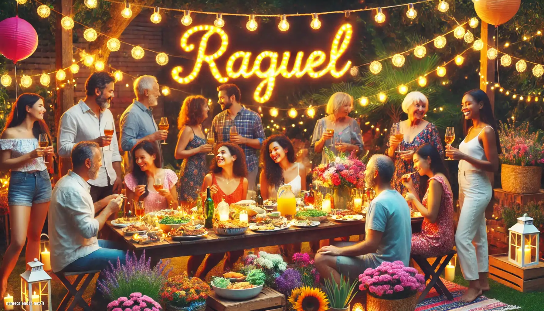 Celebrazione dell'onomastico e del nome - Raquel