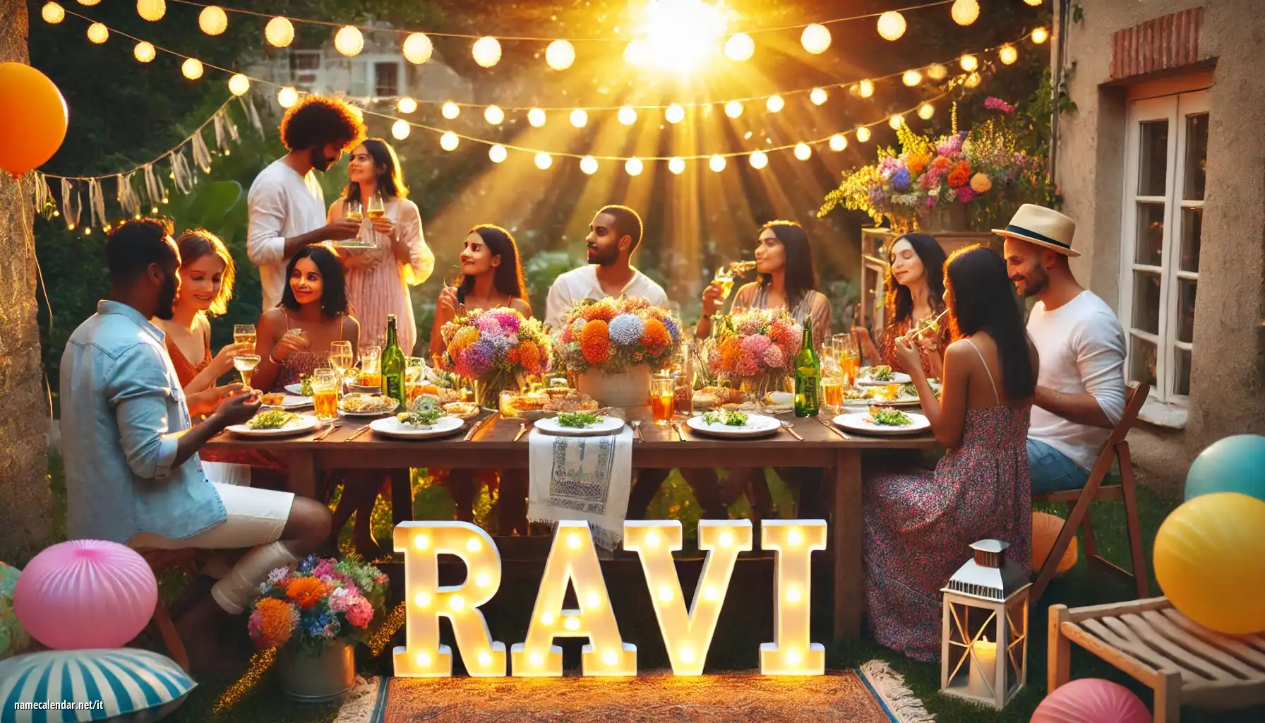 Celebrazione dell'onomastico e del nome - Ravi