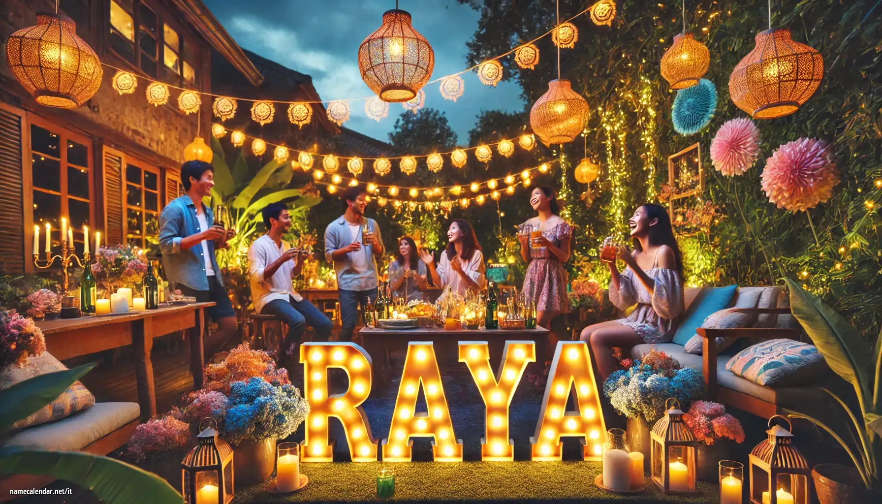 Celebrazione dell'onomastico e del nome - Raya