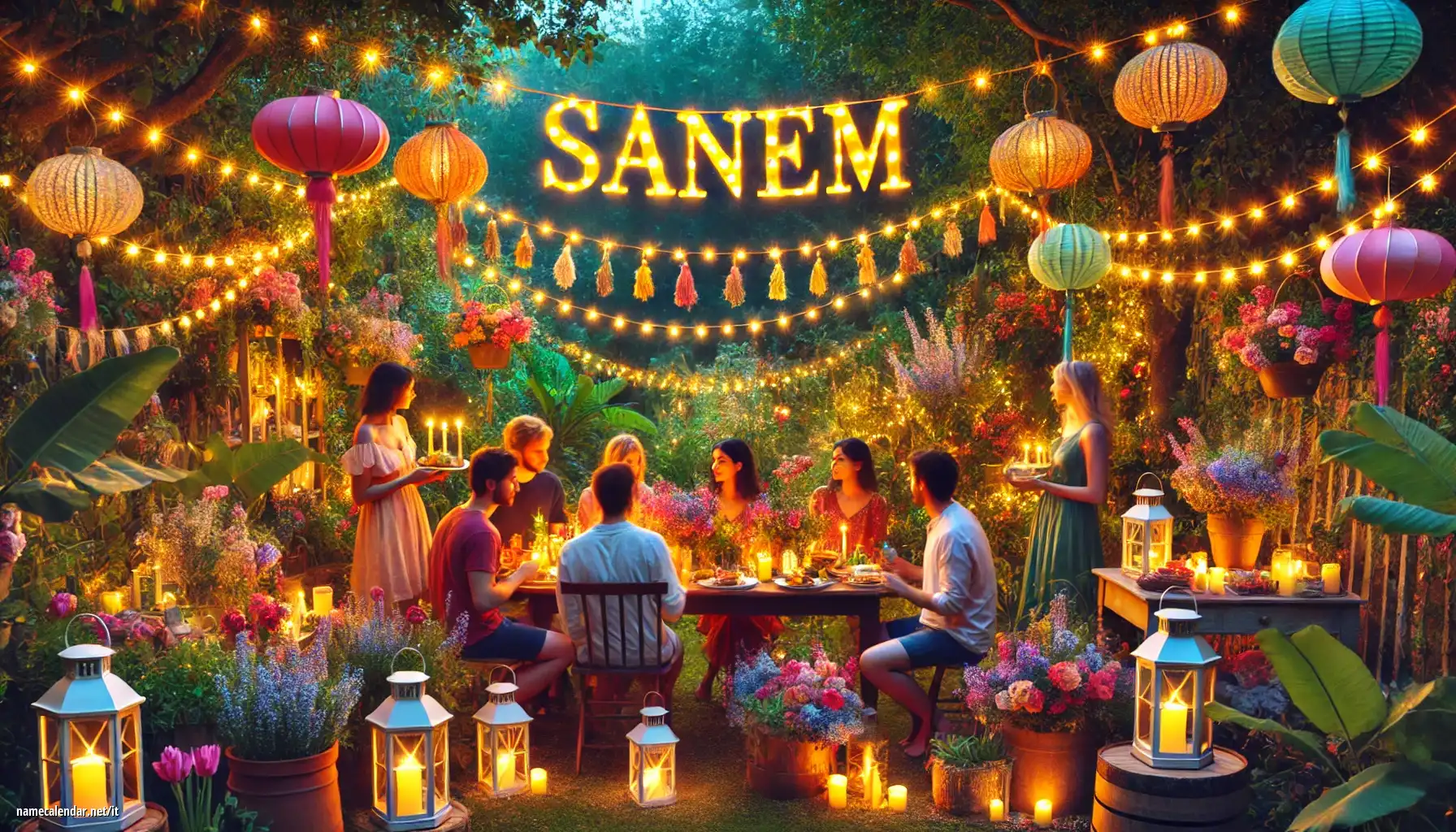 Celebrazione dell'onomastico e del nome - Sanem
