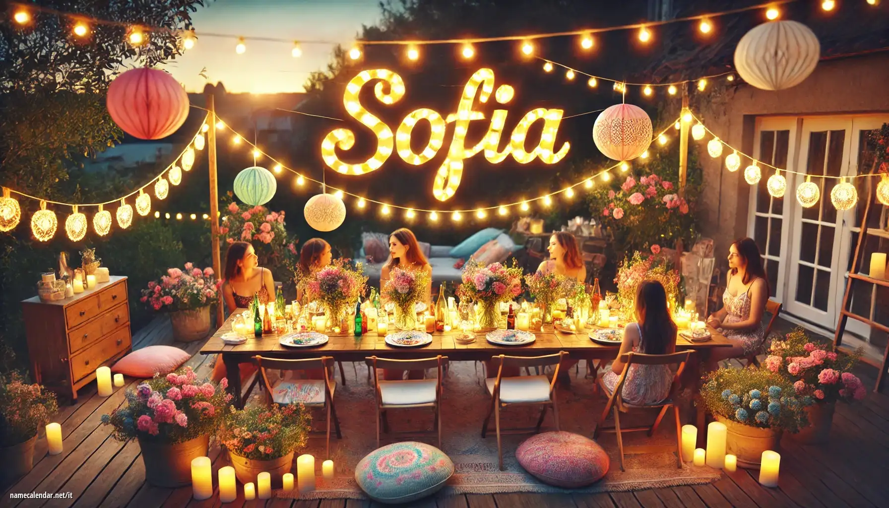 Celebrazione dell'onomastico e del nome - Sofía