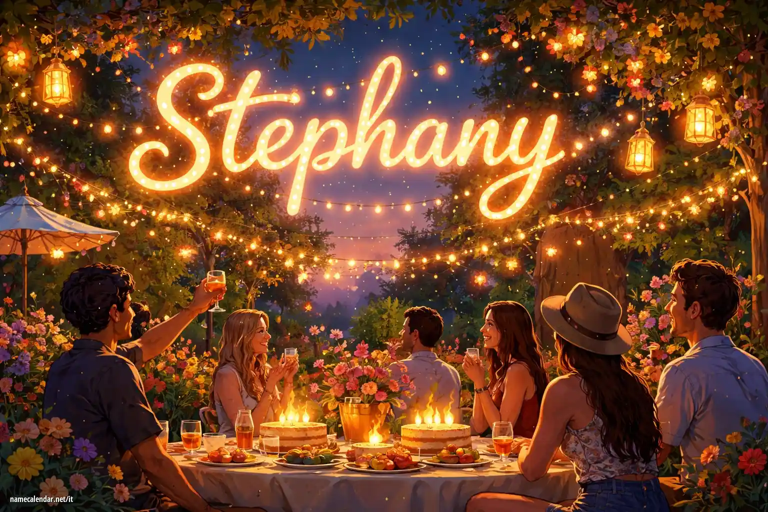 Celebrazione dell'onomastico e del nome - Stephany