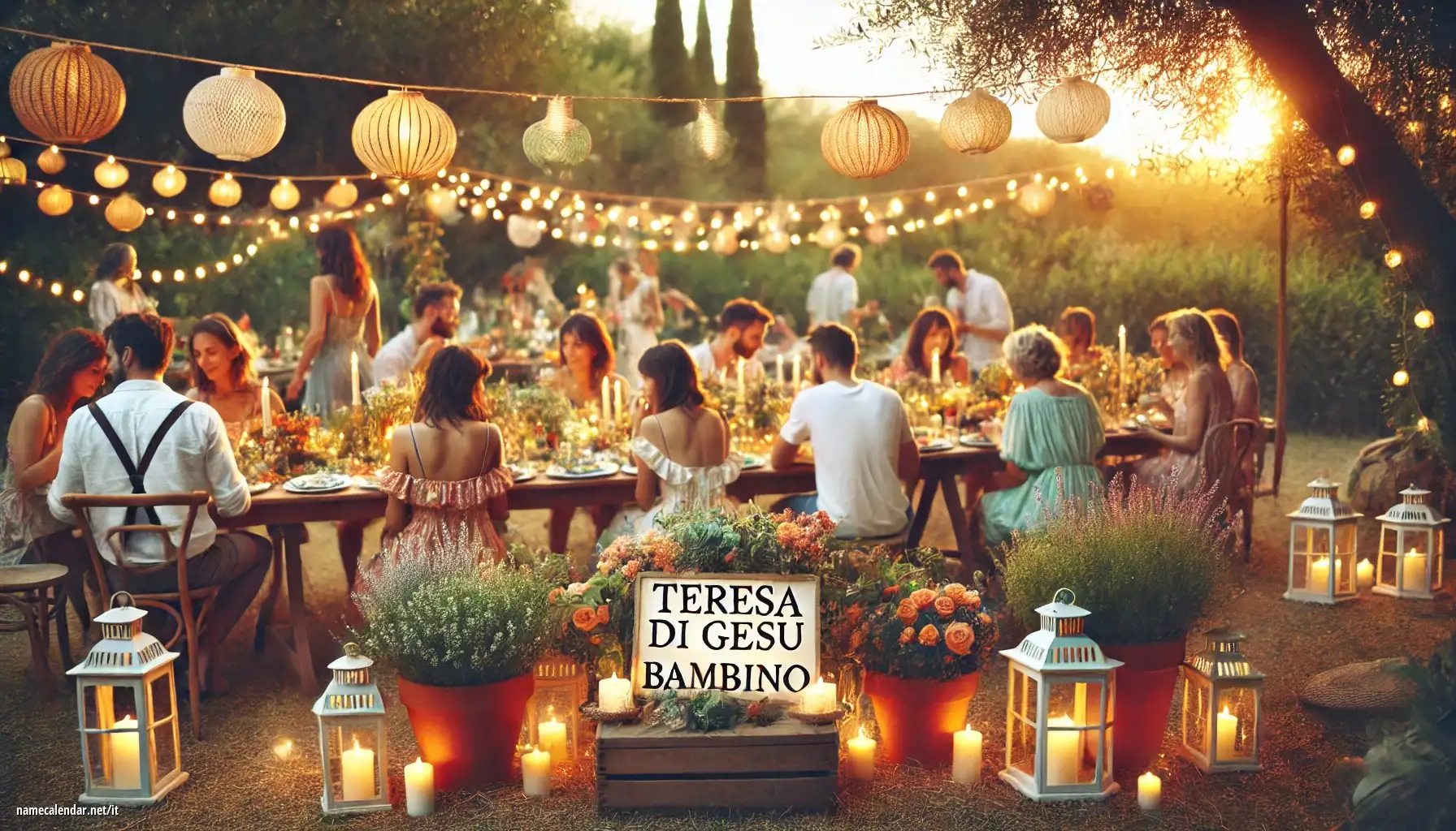 Celebrazione dell'onomastico e del nome - Teresa di Gesù Bambino