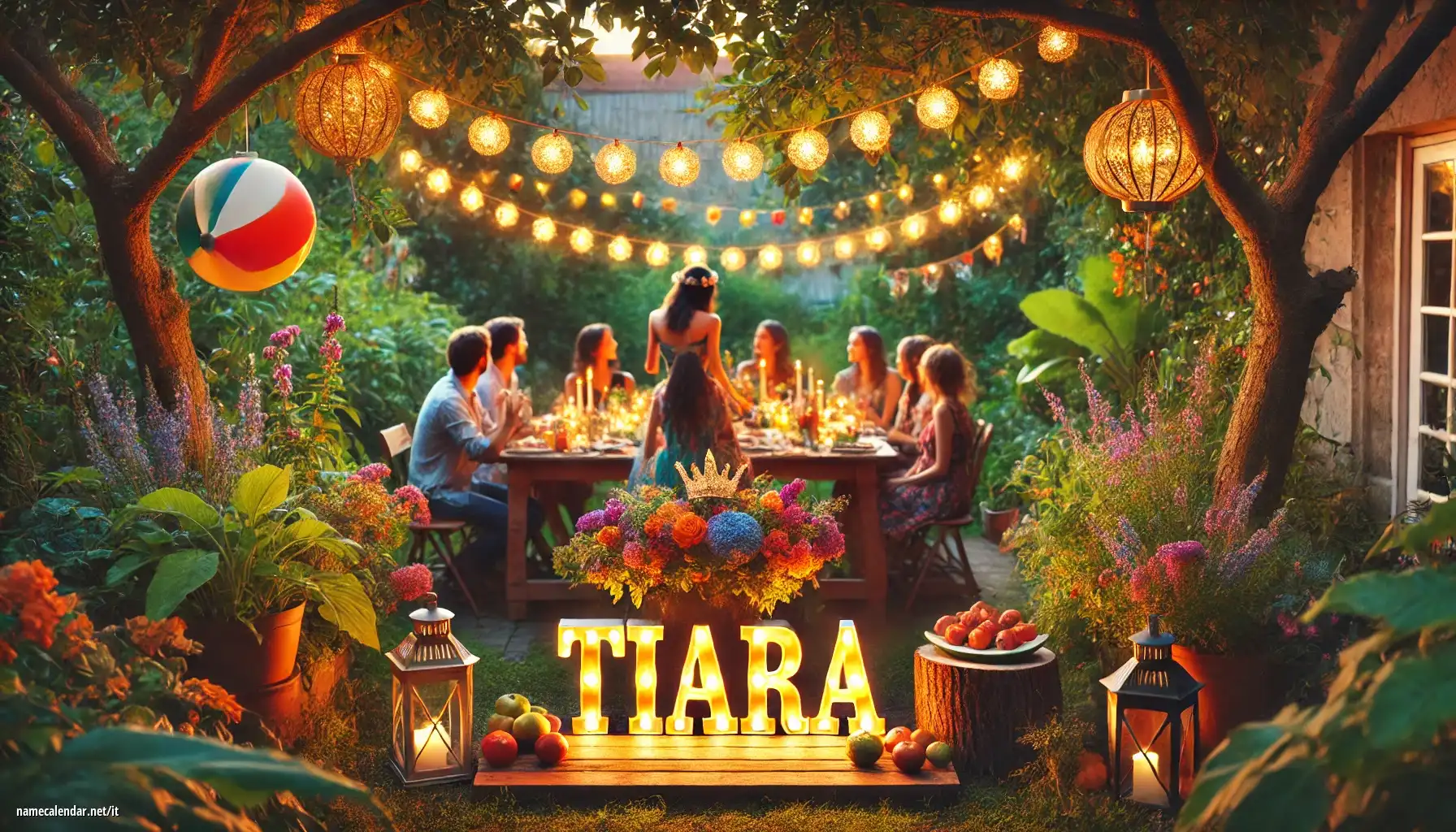 Celebrazione dell'onomastico e del nome - Tiara