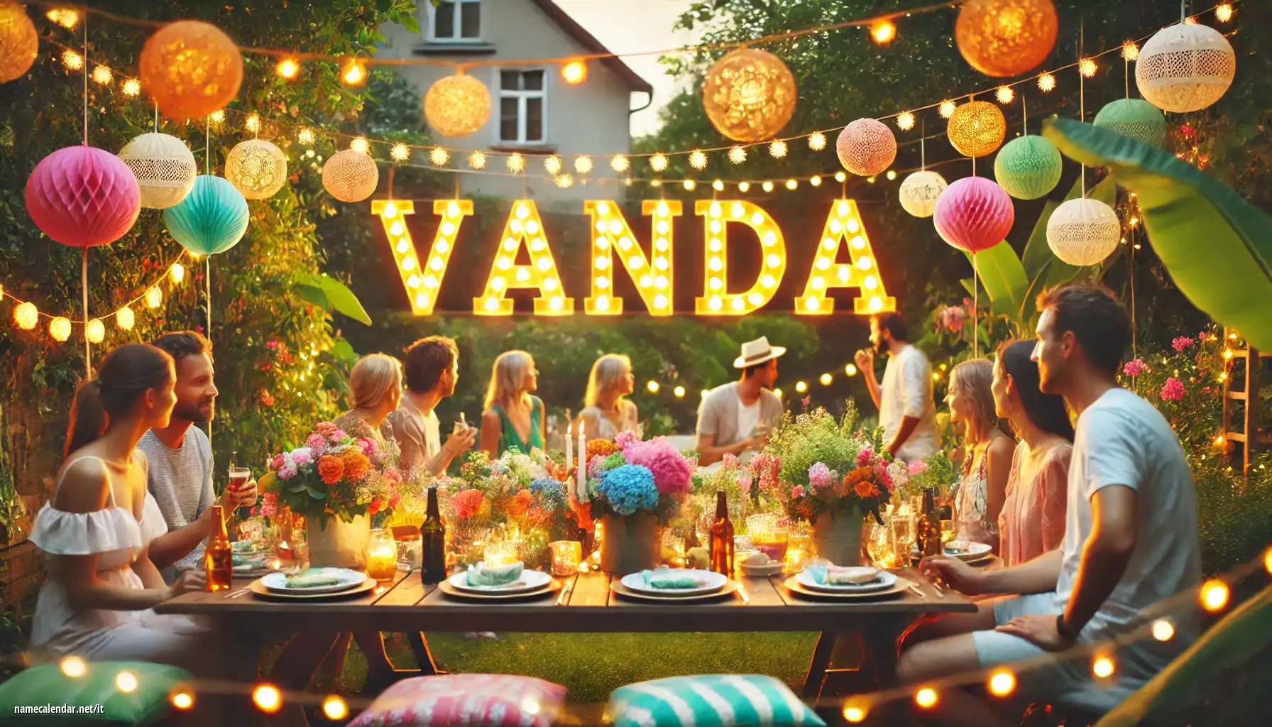 Celebrazione dell'onomastico e del nome - Vanda