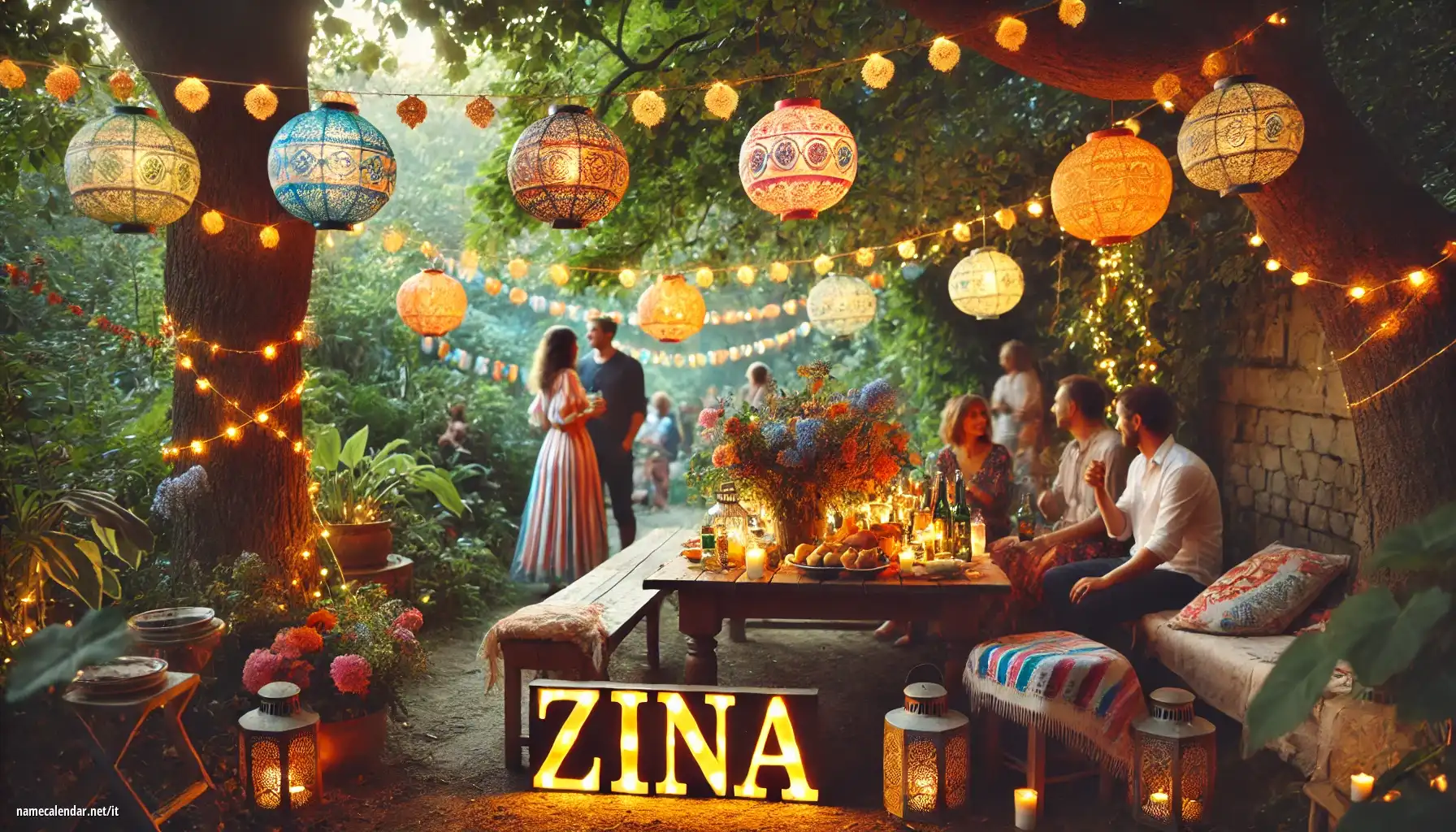 Celebrazione dell'onomastico e del nome - Zina