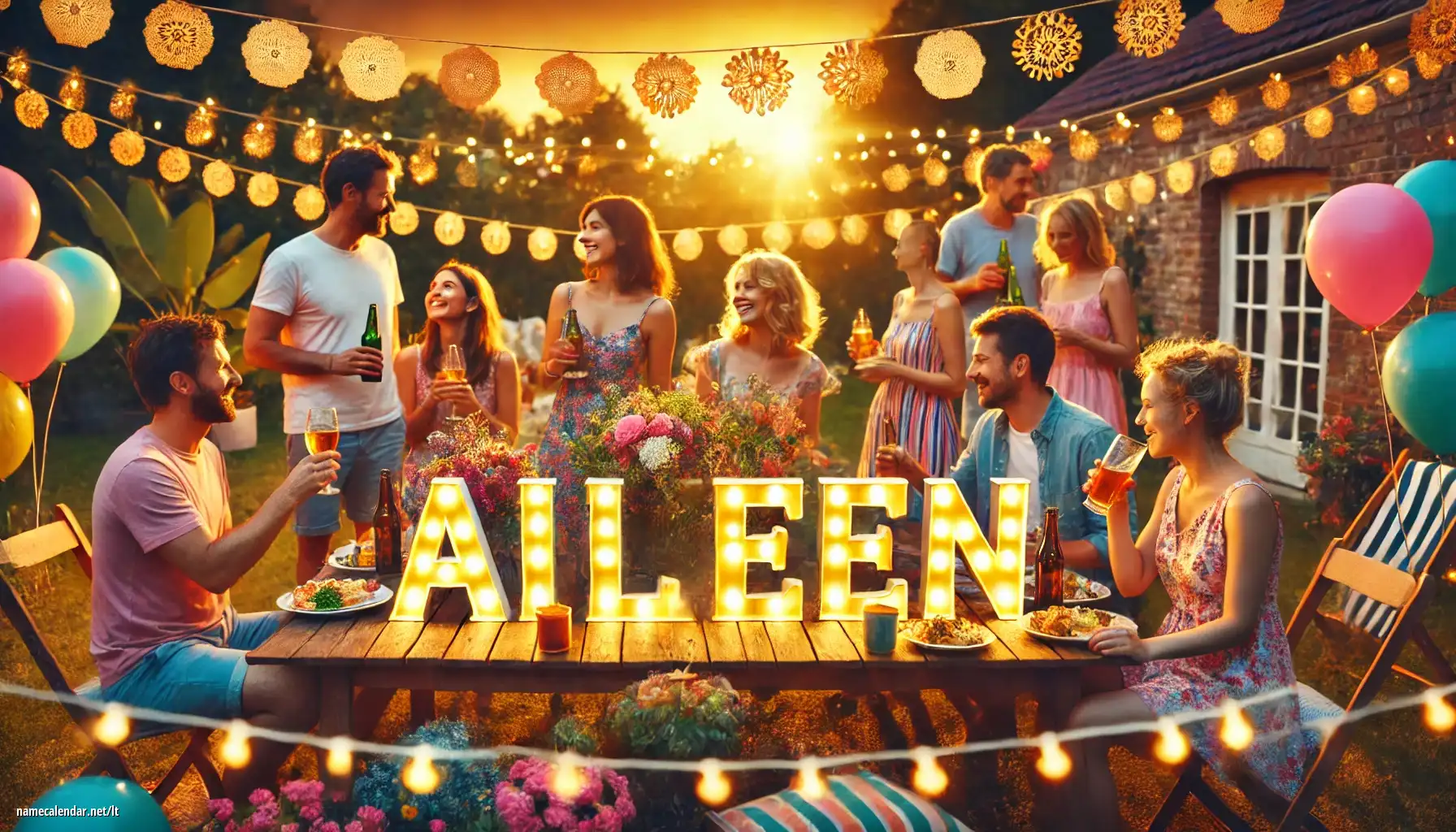 Vardadienio ir vardo šventimas - Aileen