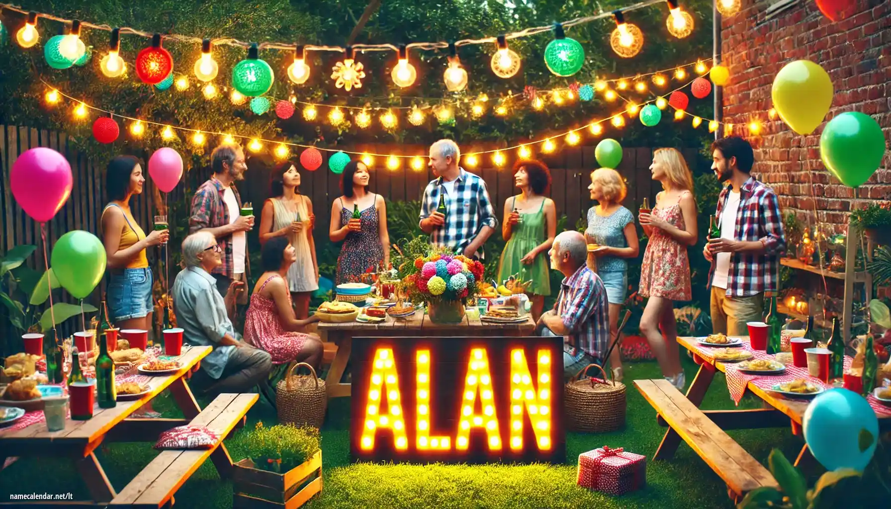 Vardadienio ir vardo šventimas - Alan