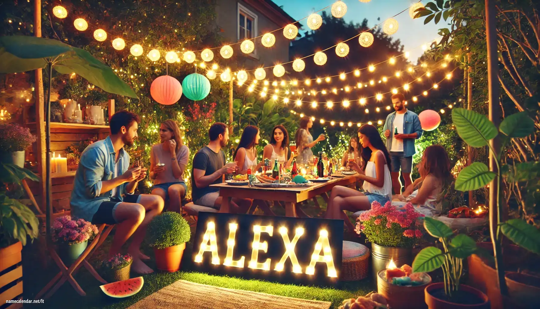 Vardadienio ir vardo šventimas - Alexa