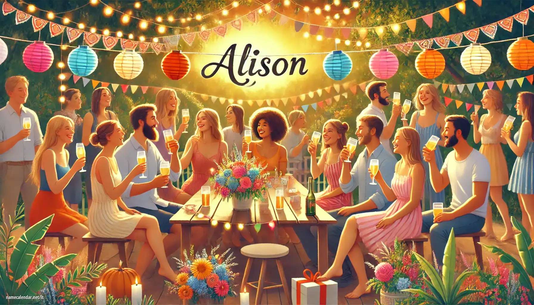 Vardadienio ir vardo šventimas - Alison