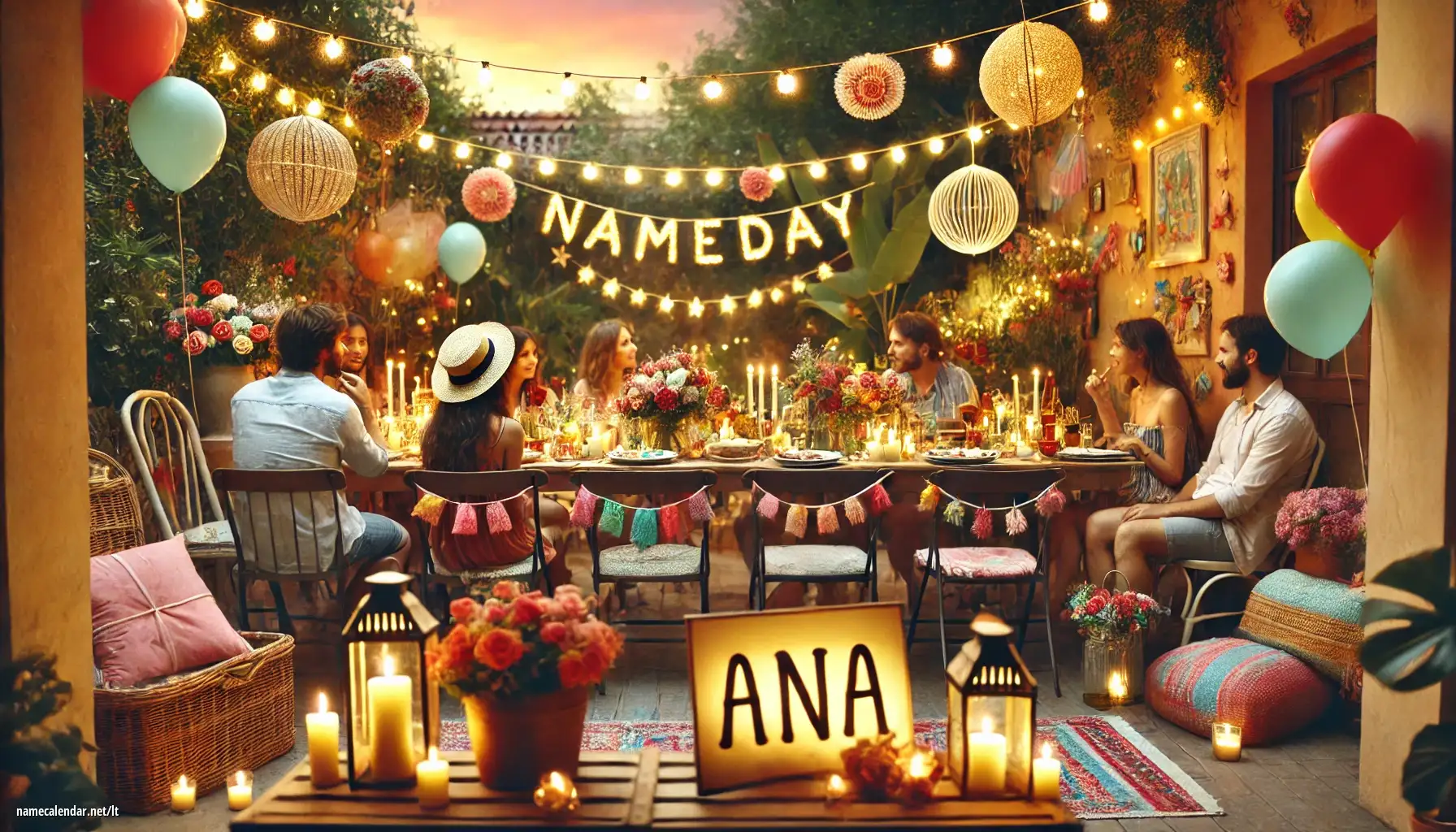 Vardadienio ir vardo šventimas - Ana