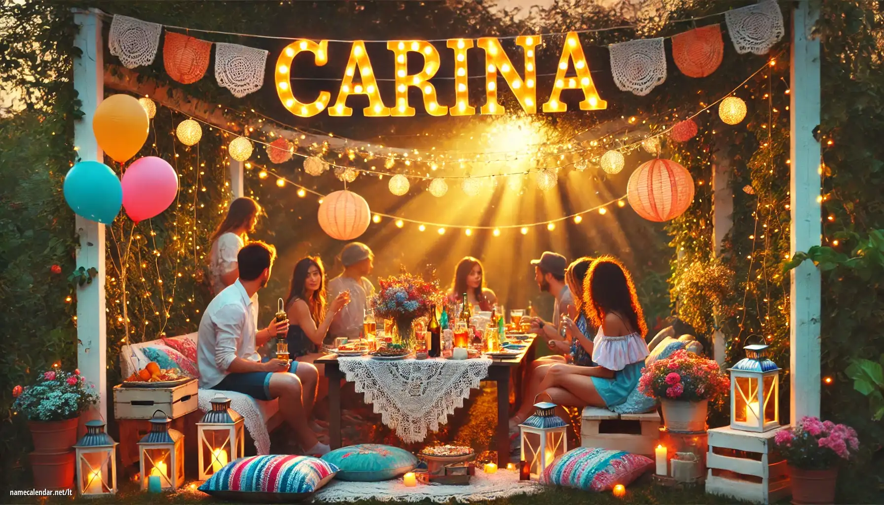 Vardadienio ir vardo šventimas - Carina