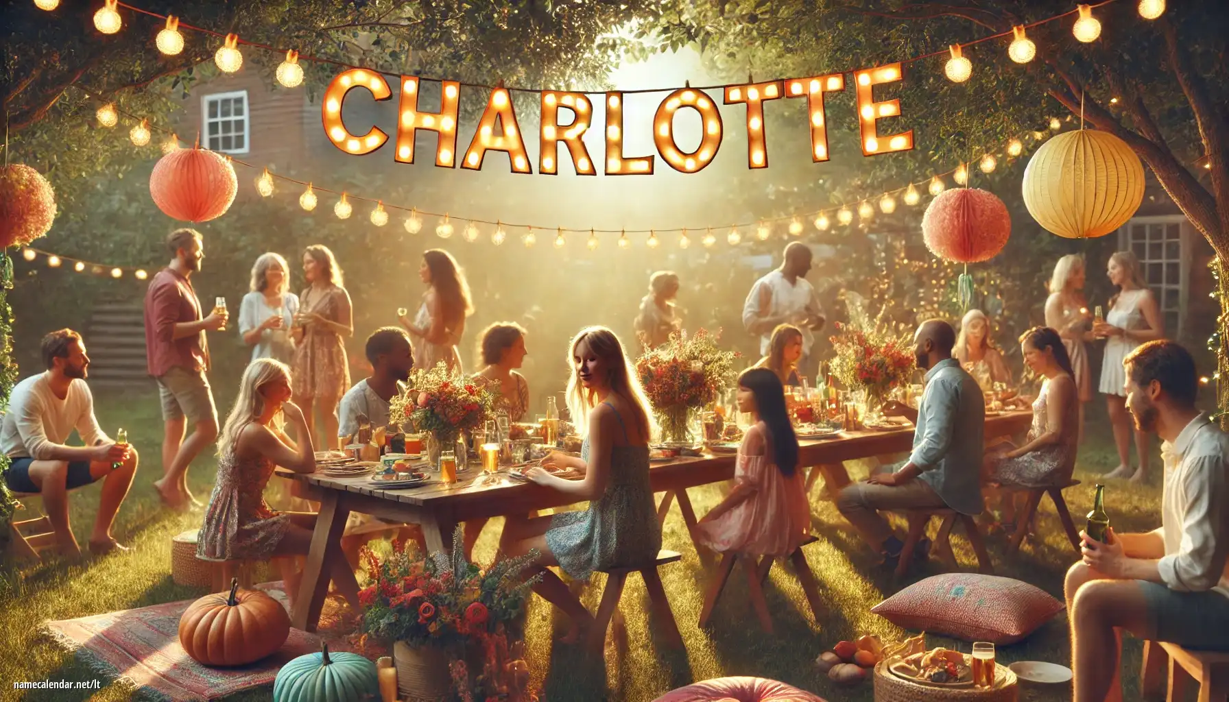 Vardadienio ir vardo šventimas - Charlotte