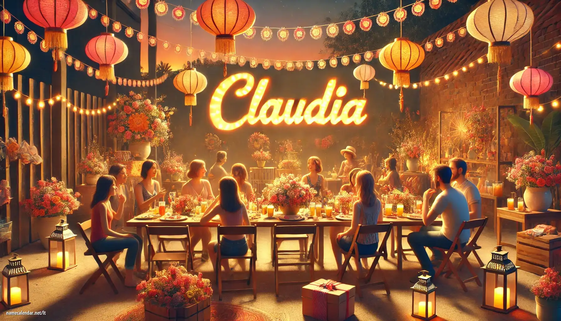 Vardadienio ir vardo šventimas - Claudia