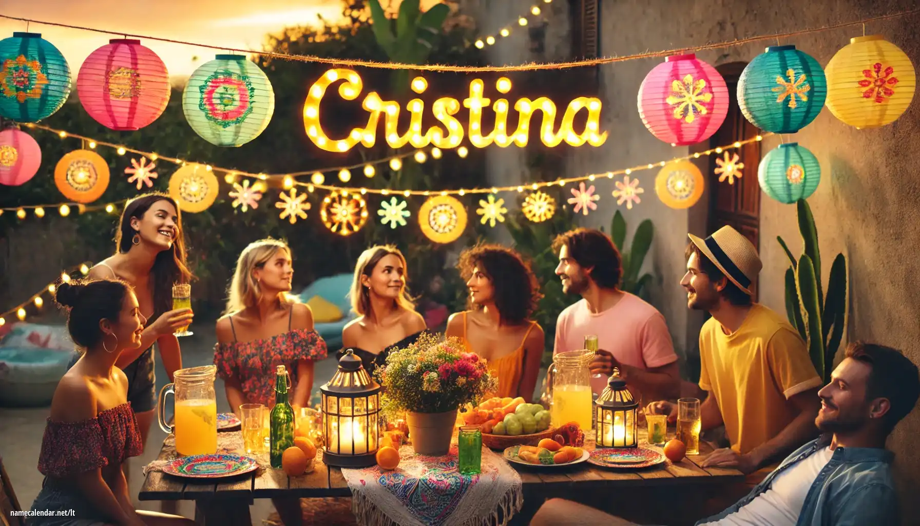 Vardadienio ir vardo šventimas - Cristina