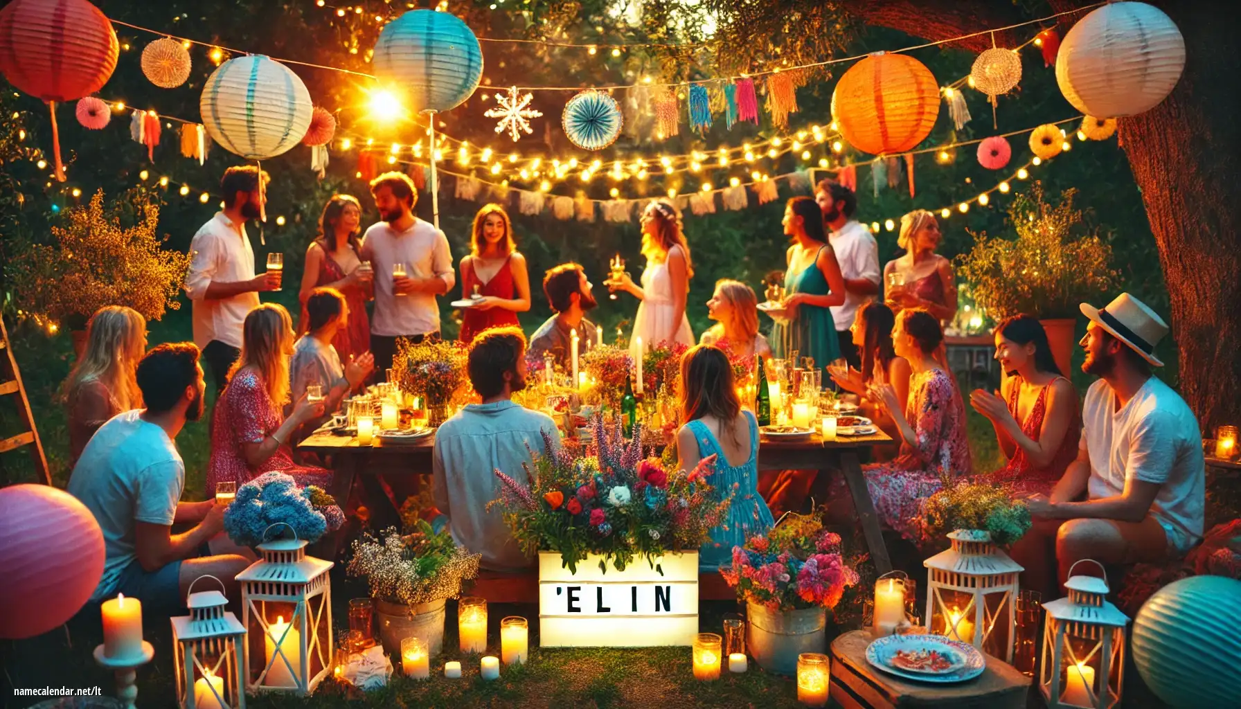 Vardadienio ir vardo šventimas - Elin