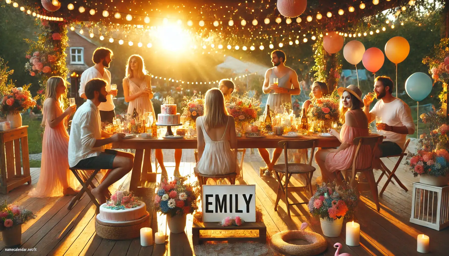 Vardadienio ir vardo šventimas - Emily