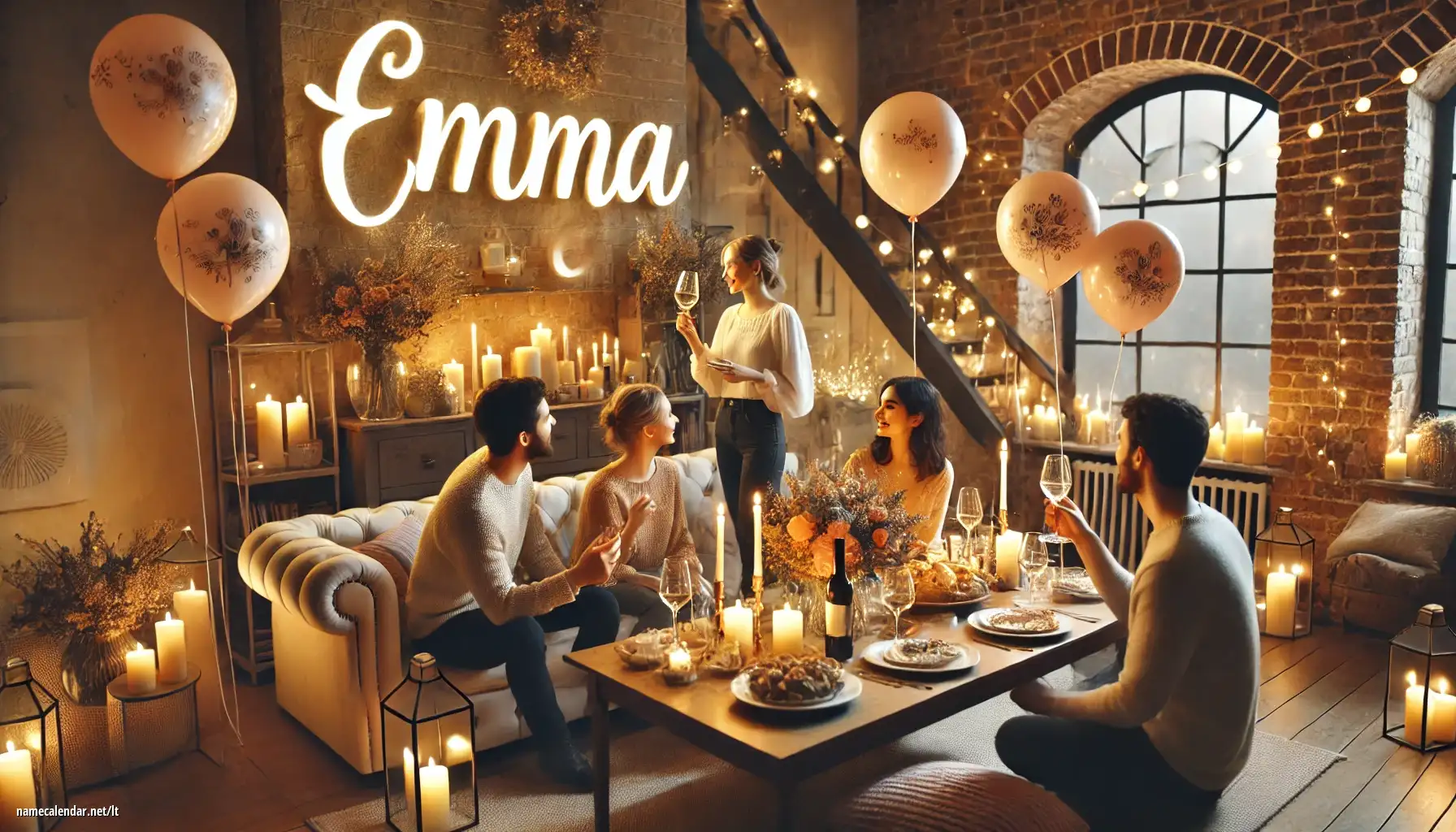 Vardadienio ir vardo šventimas - Emma